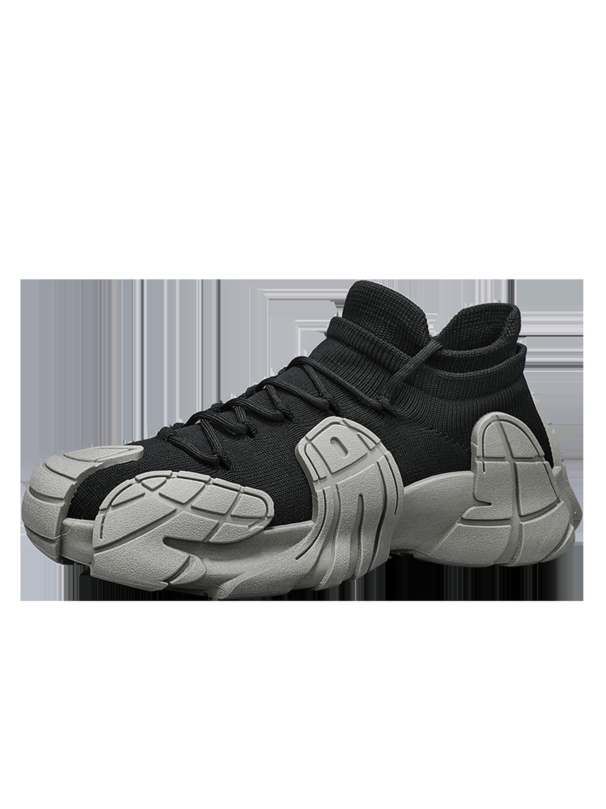 Black Sport Knit Sneakers