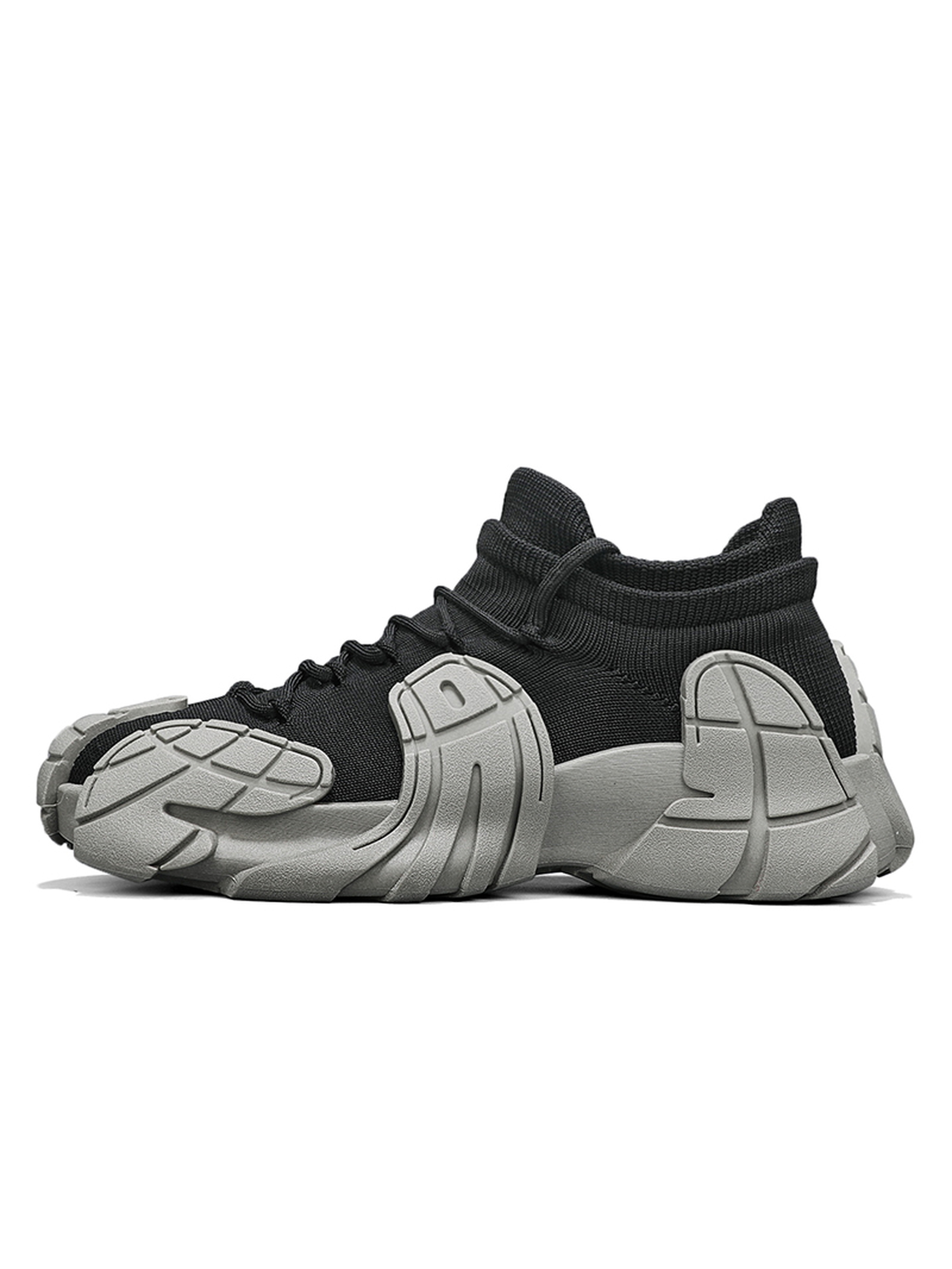 Black Sport Knit Sneakers