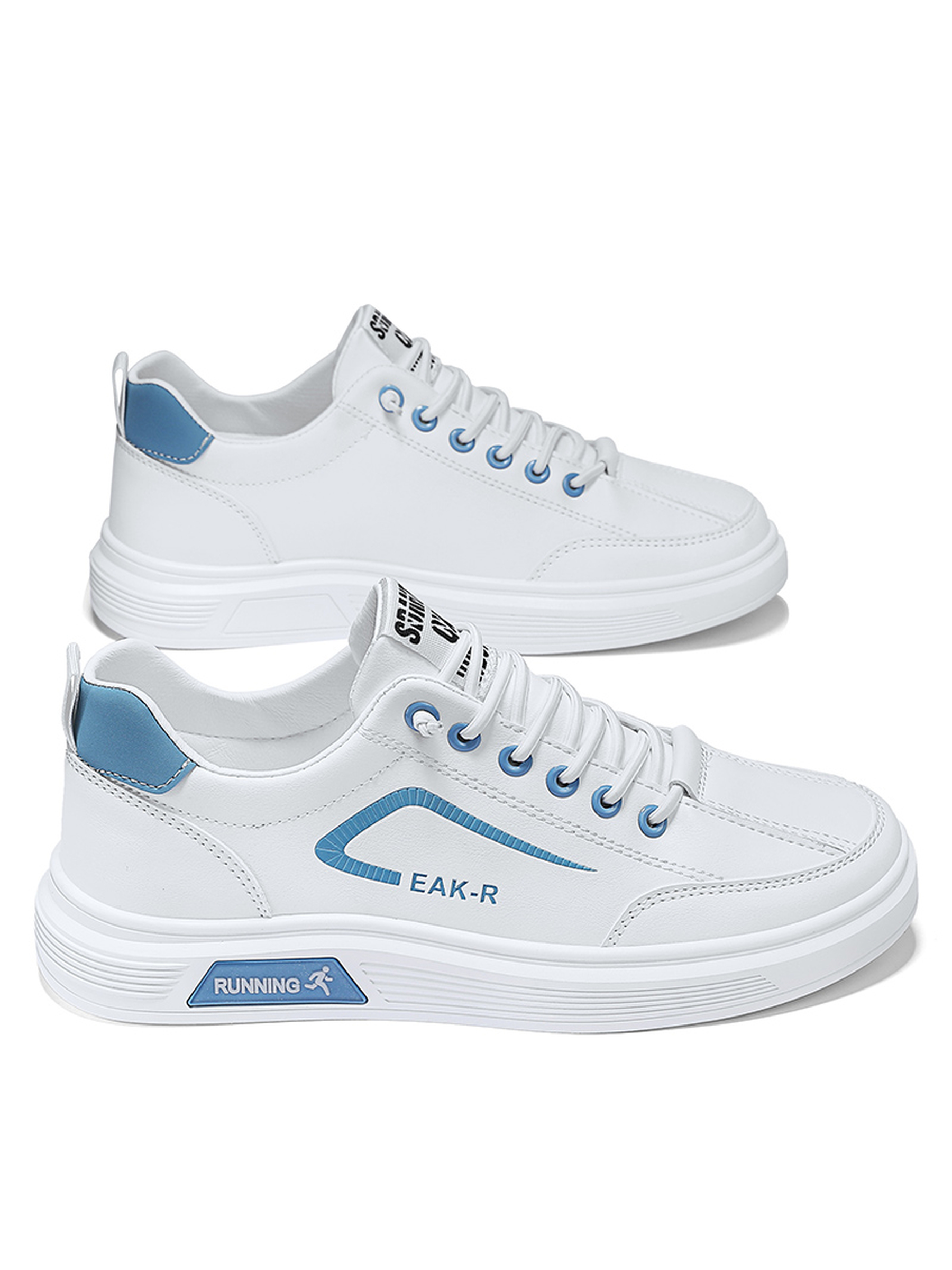 Solid Lace Up Sneakers