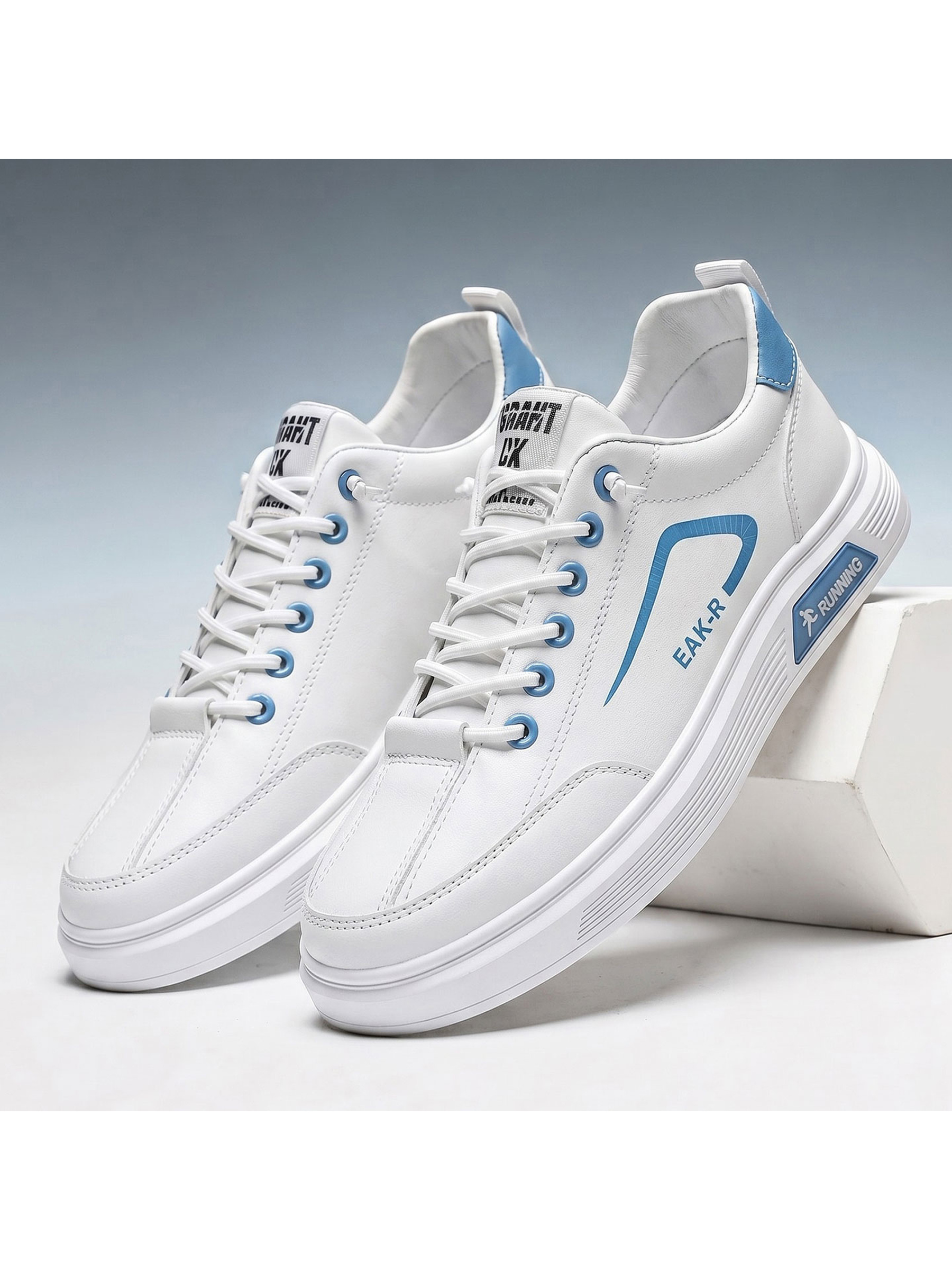 Solid Lace Up Sneakers