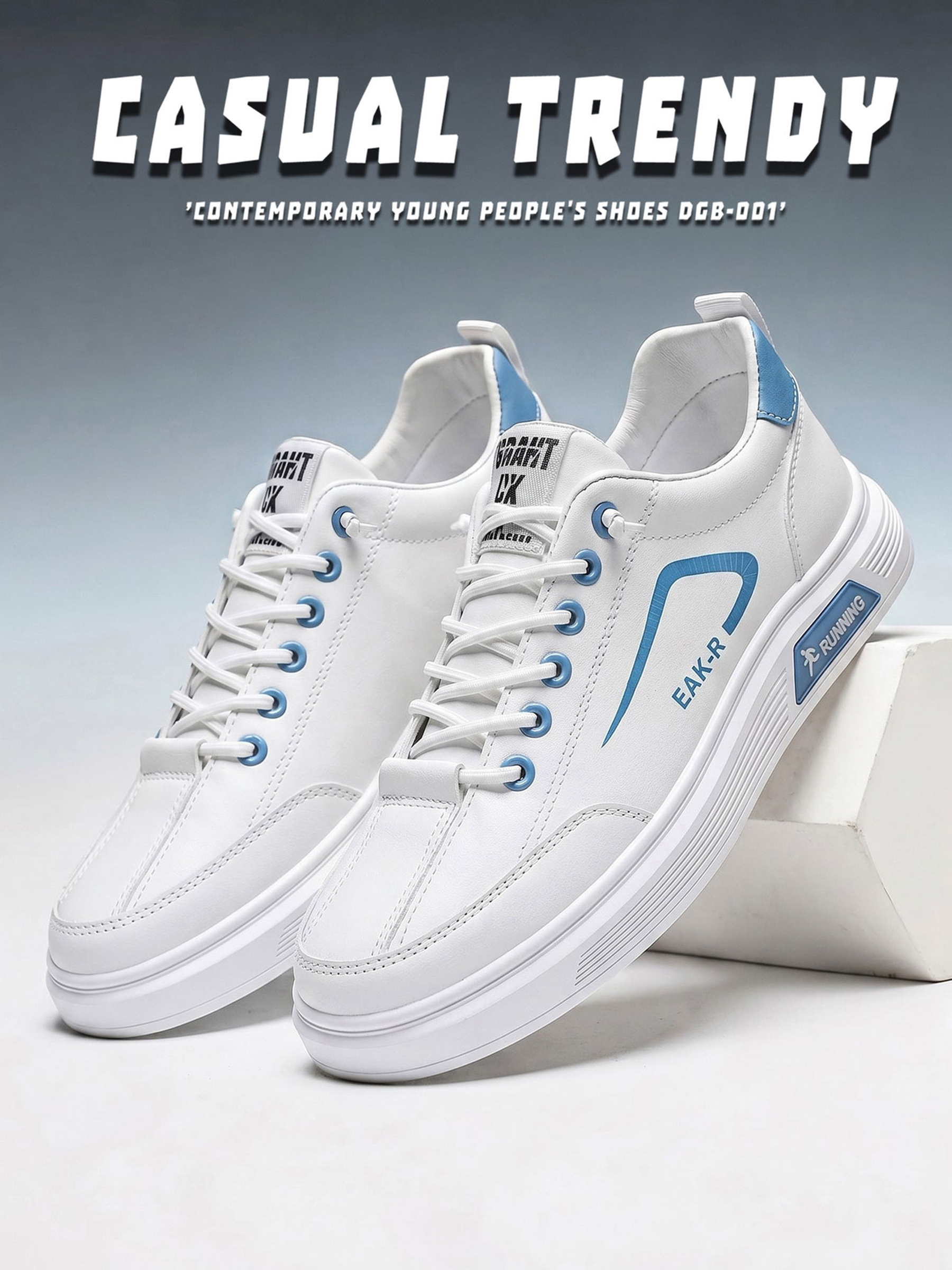 Solid Lace Up Sneakers