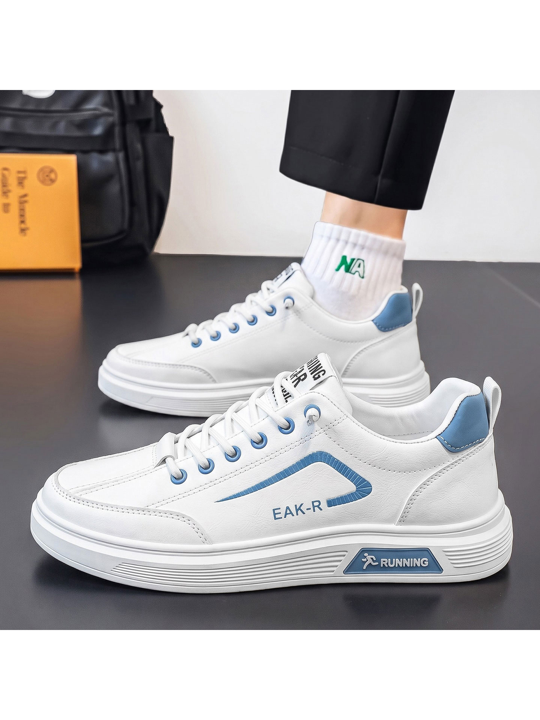 Solid Lace Up Sneakers