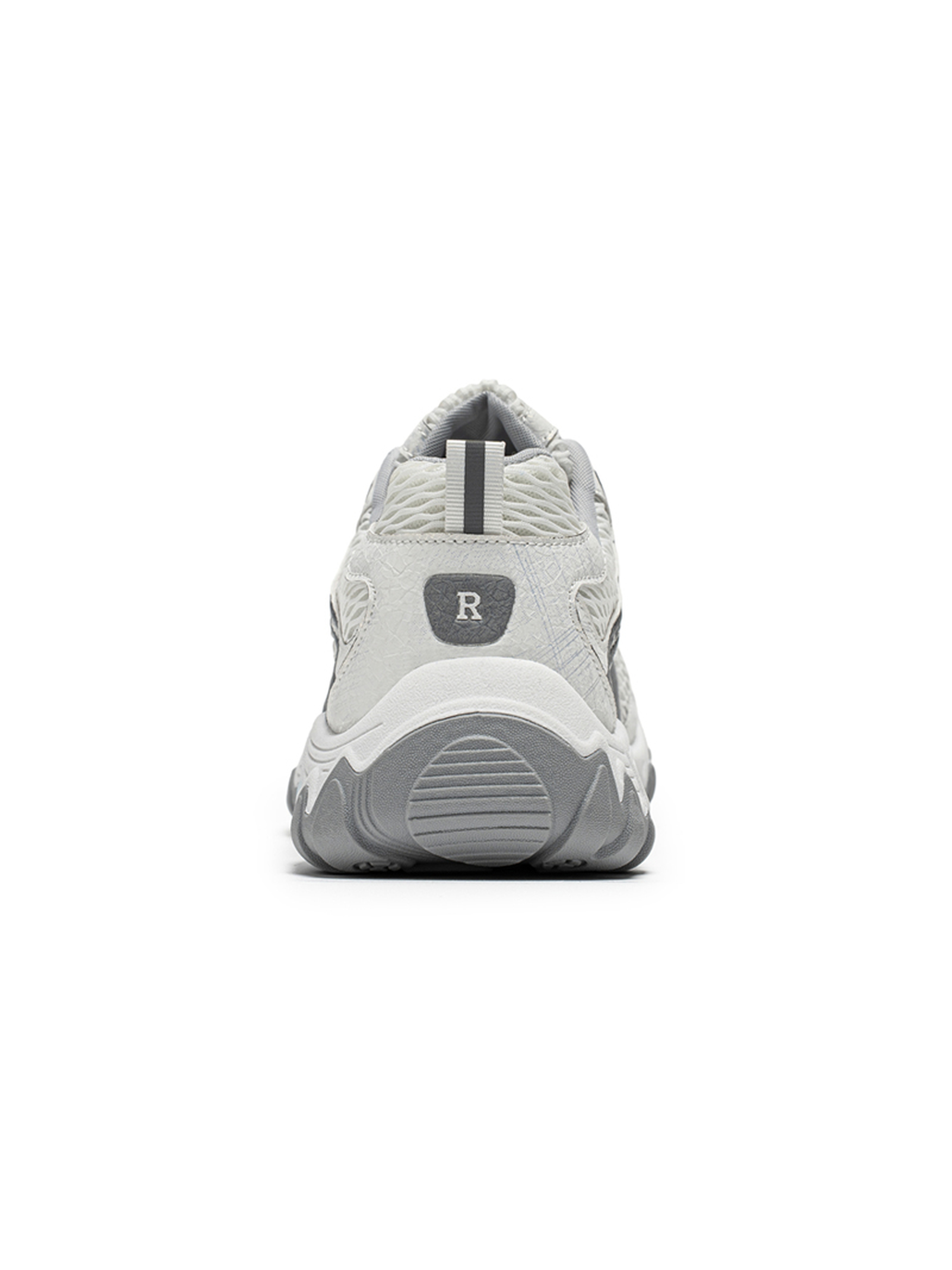 Mens White Mesh Breathable Sporty Sneakers