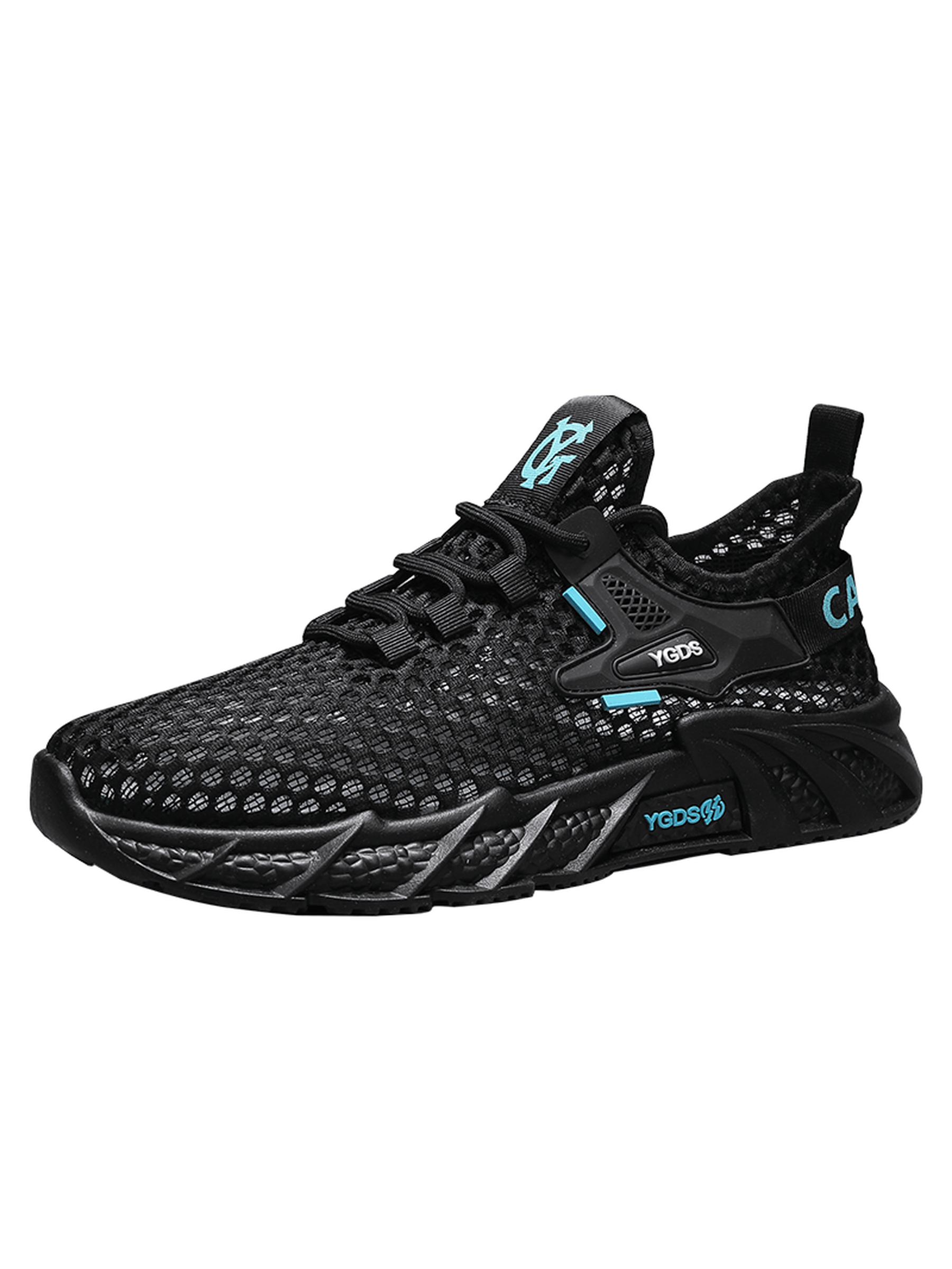 Black Mesh Breathable Sneakers