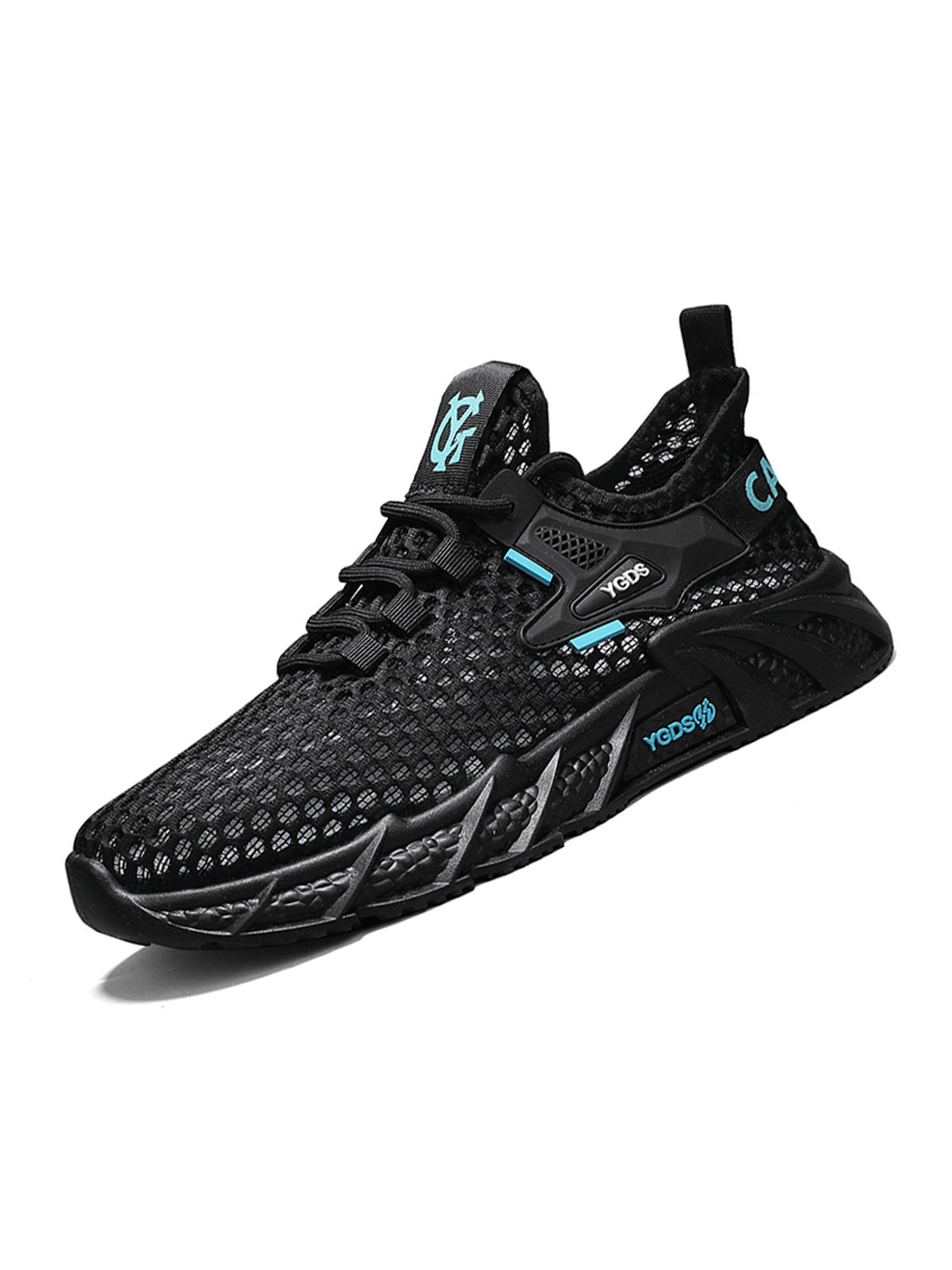 Black Mesh Breathable Sneakers