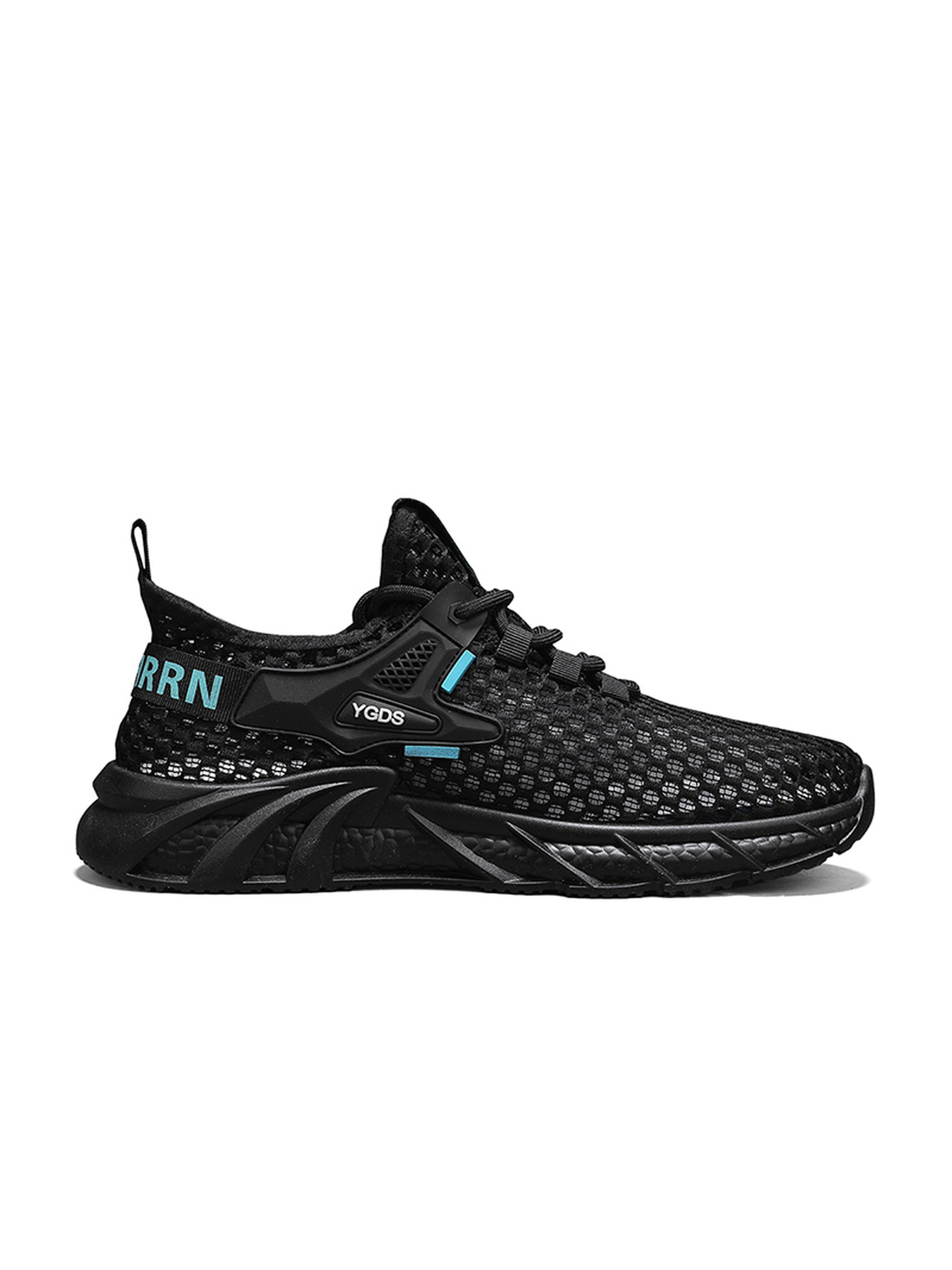 Black Mesh Breathable Sneakers