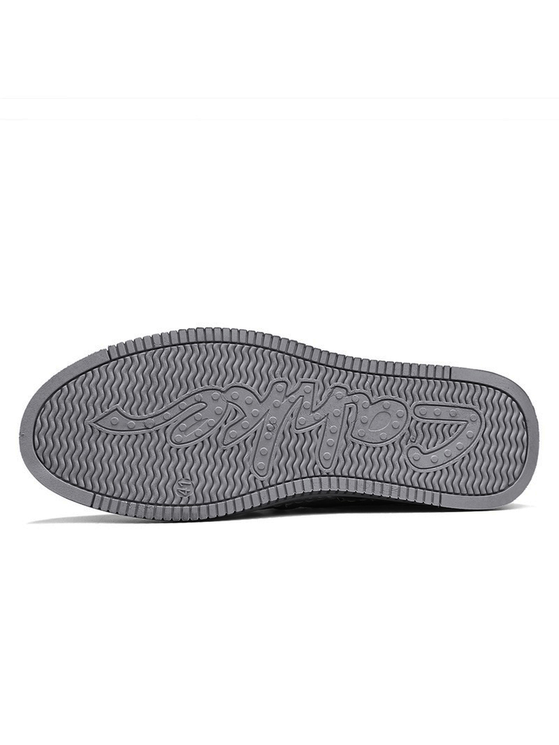 Mens Grey Breathable Sporty Sneakers