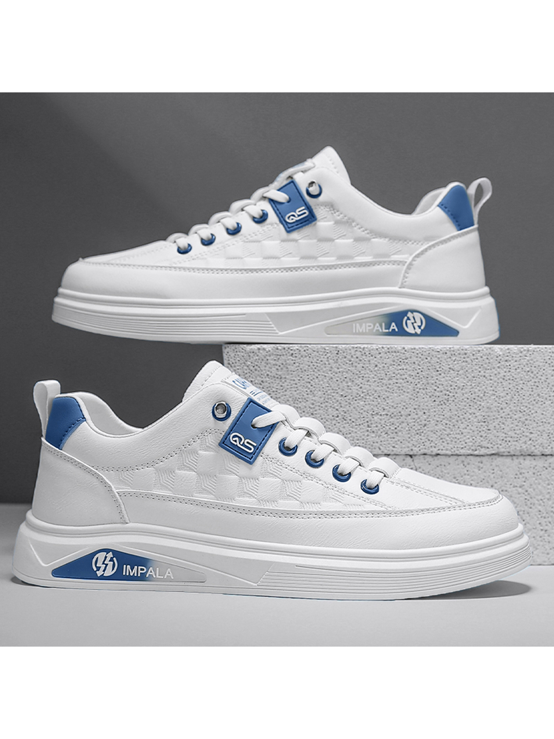 Solid Lace Up Casual Sneakers
