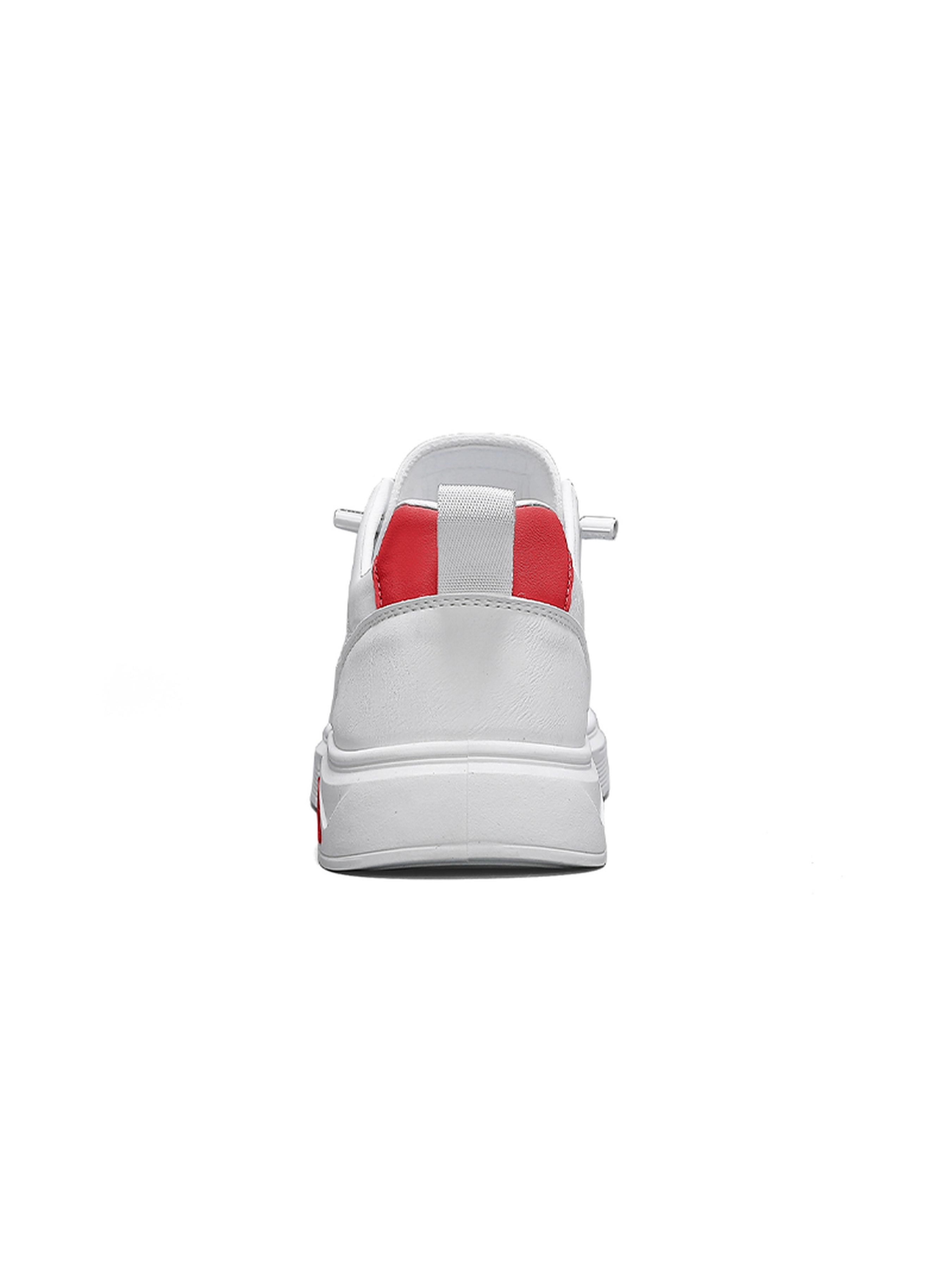 Mens White Lace Design Casual Sneakers
