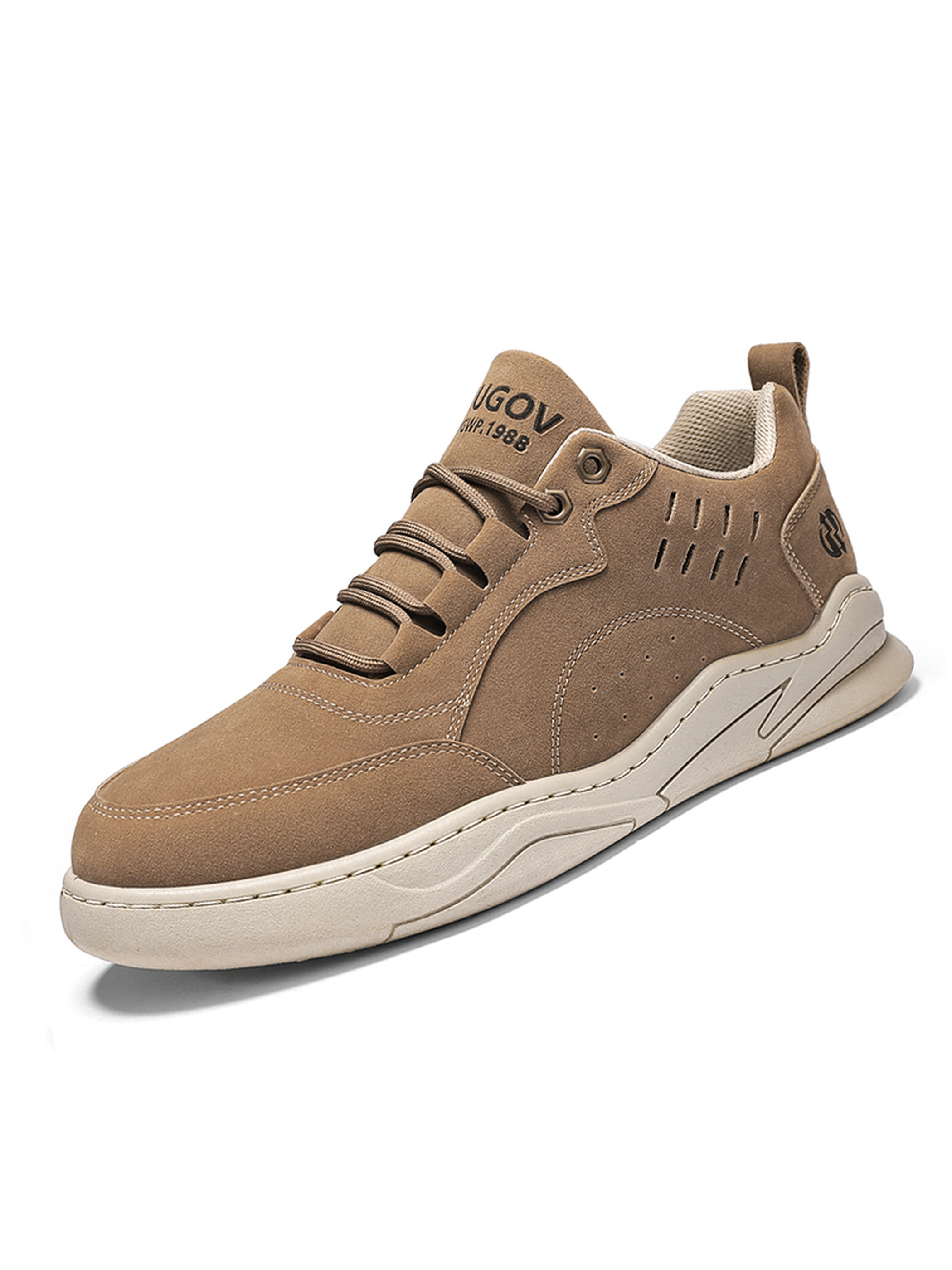 Mens Tan Casual Sneakers