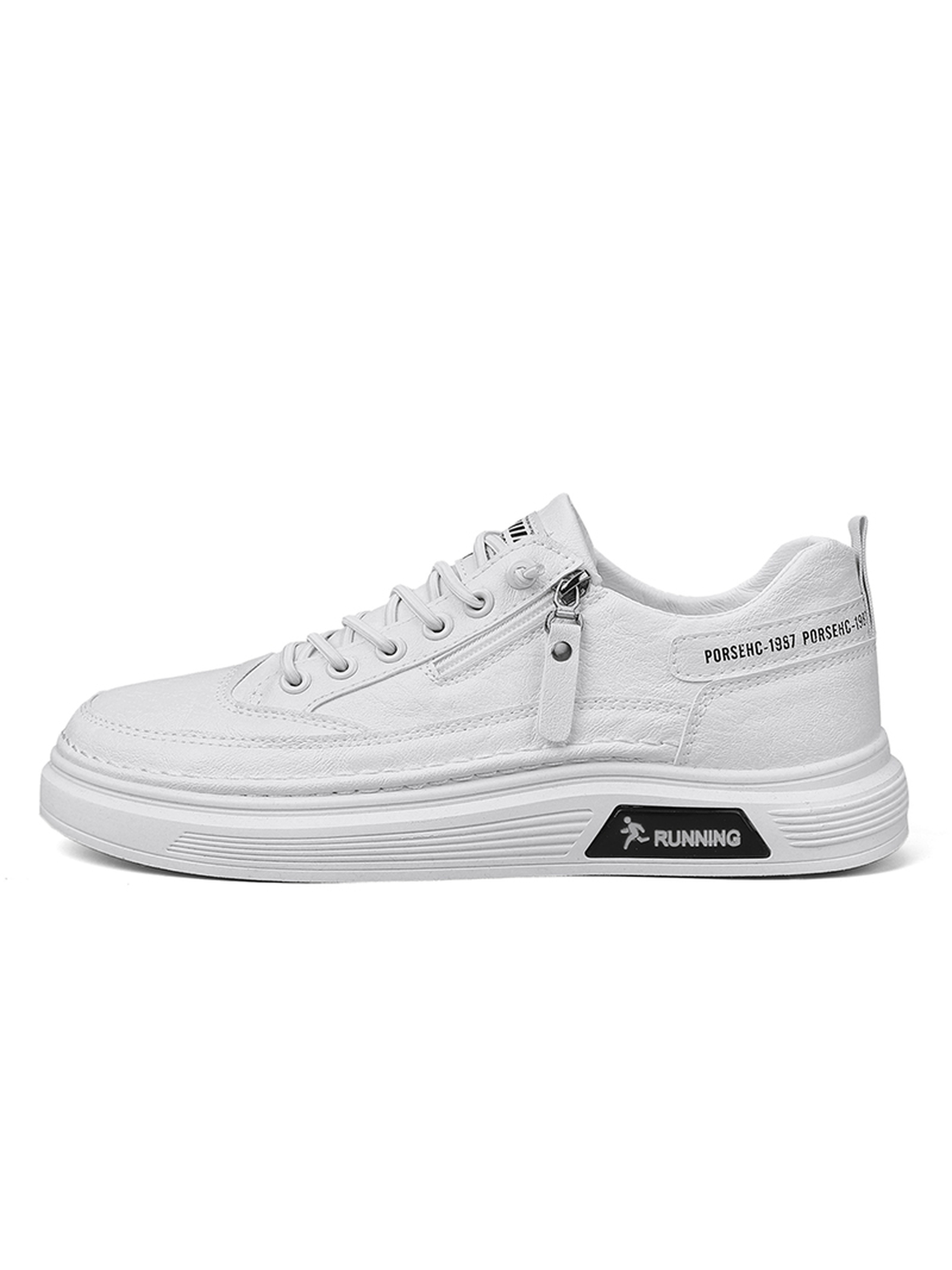 Mens White Casual Sneakers