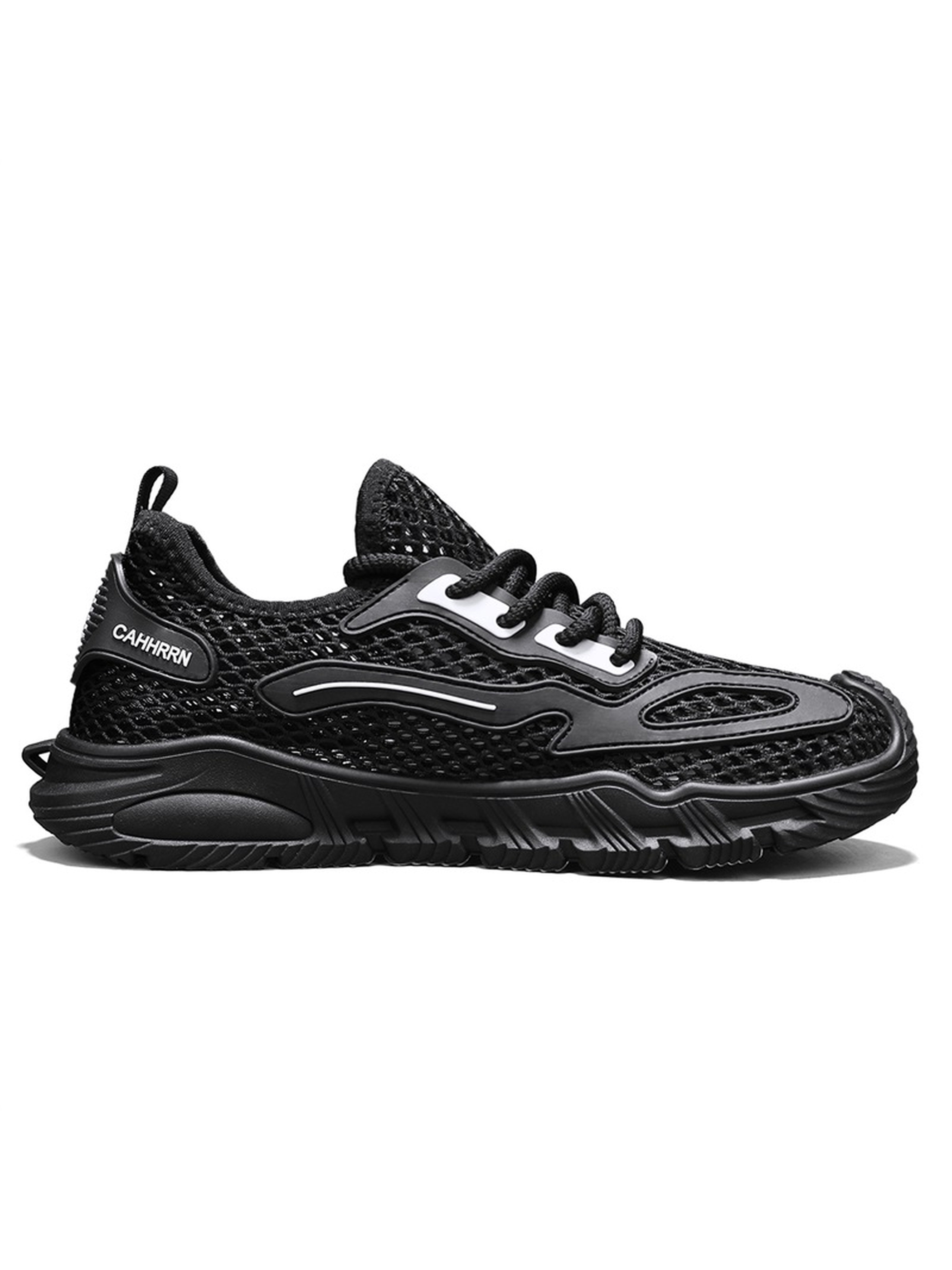 Black Mesh Breathable Sneakers