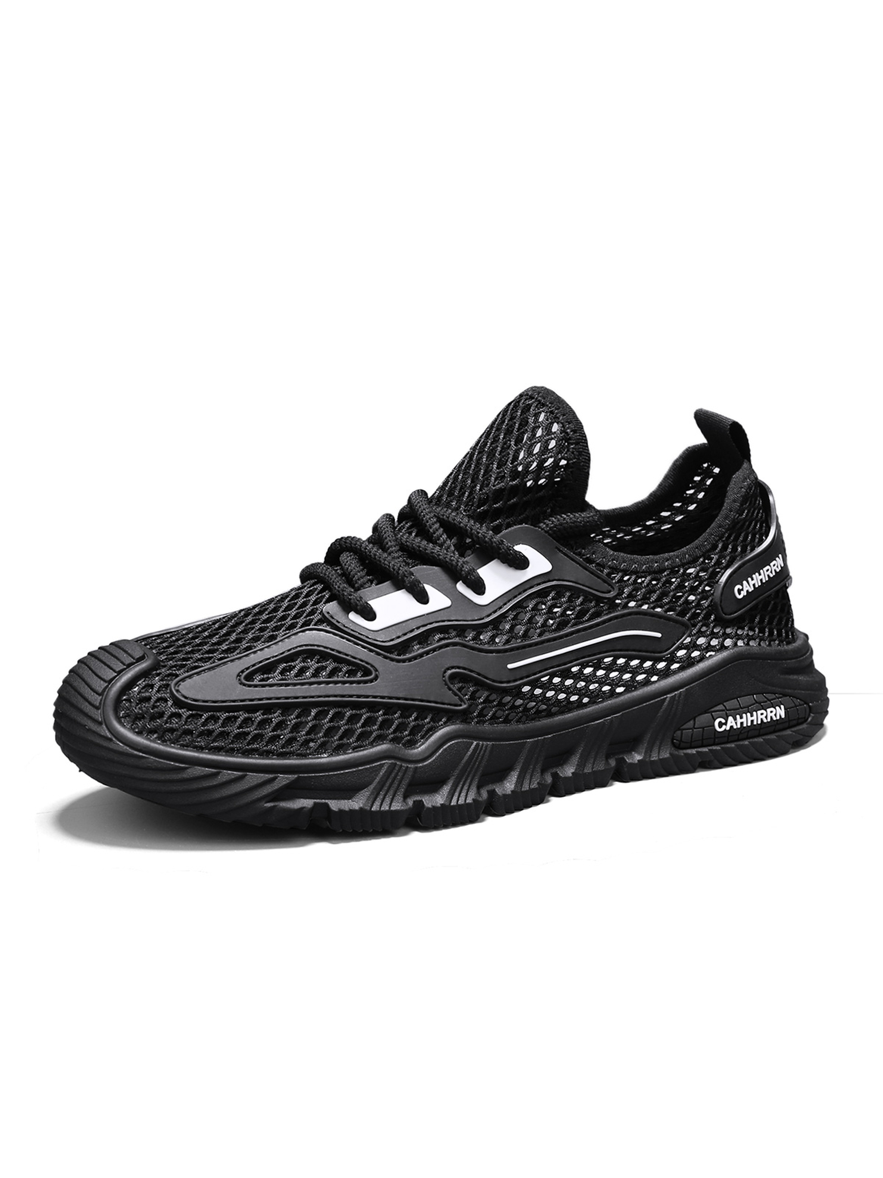 Black Mesh Breathable Sneakers