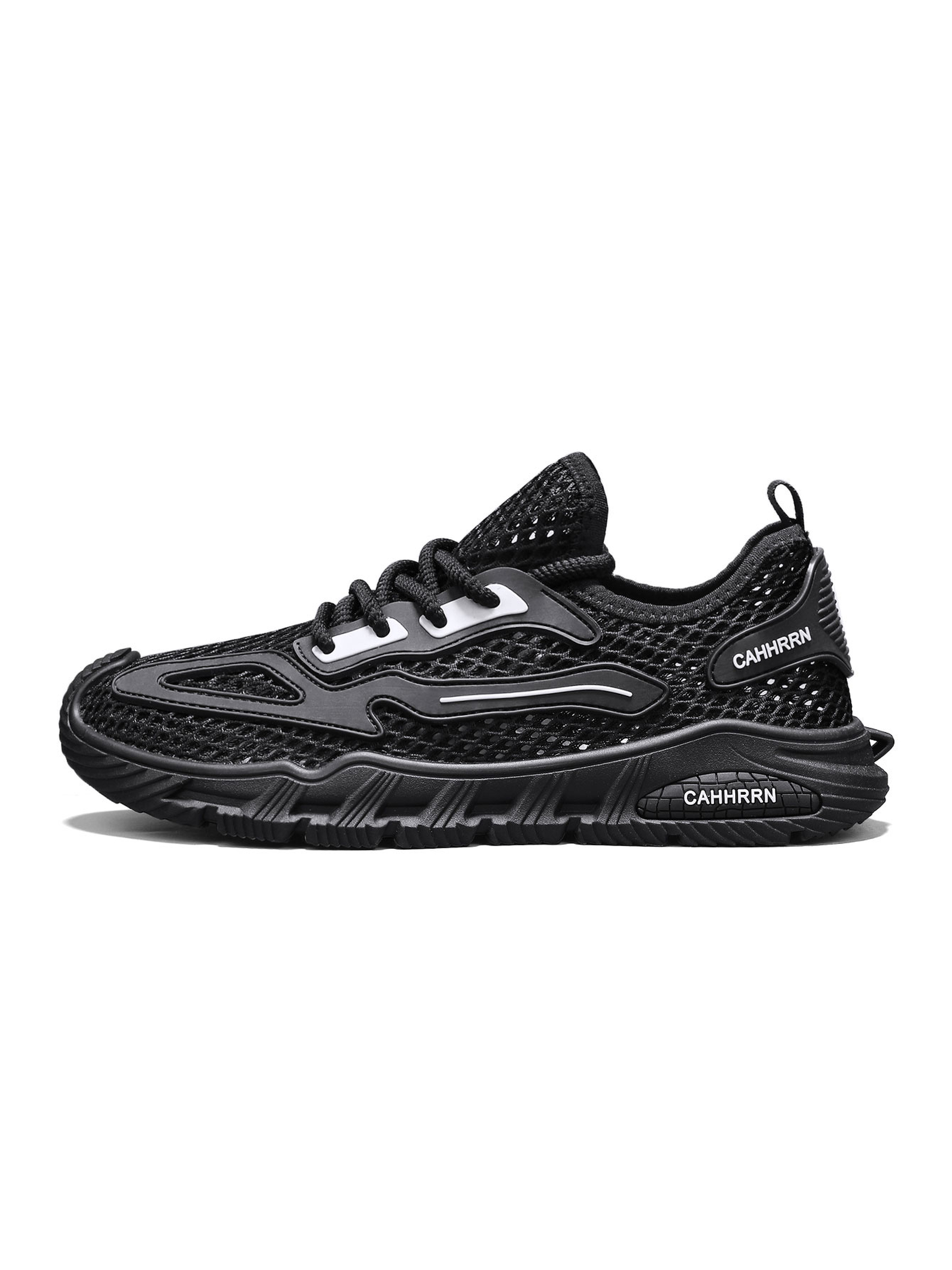 Black Mesh Breathable Sneakers