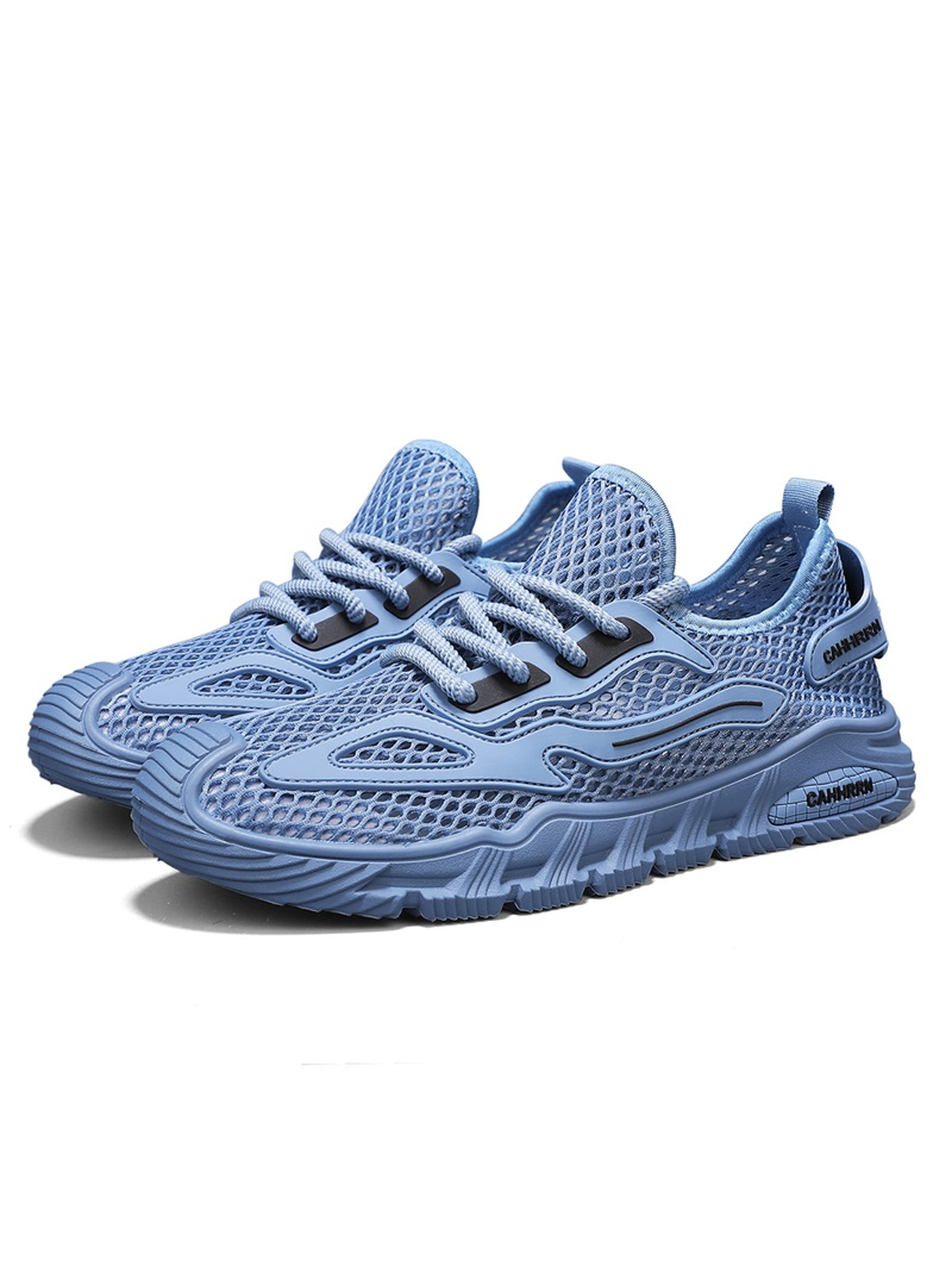Breathable Mesh Lace Up Sneakers