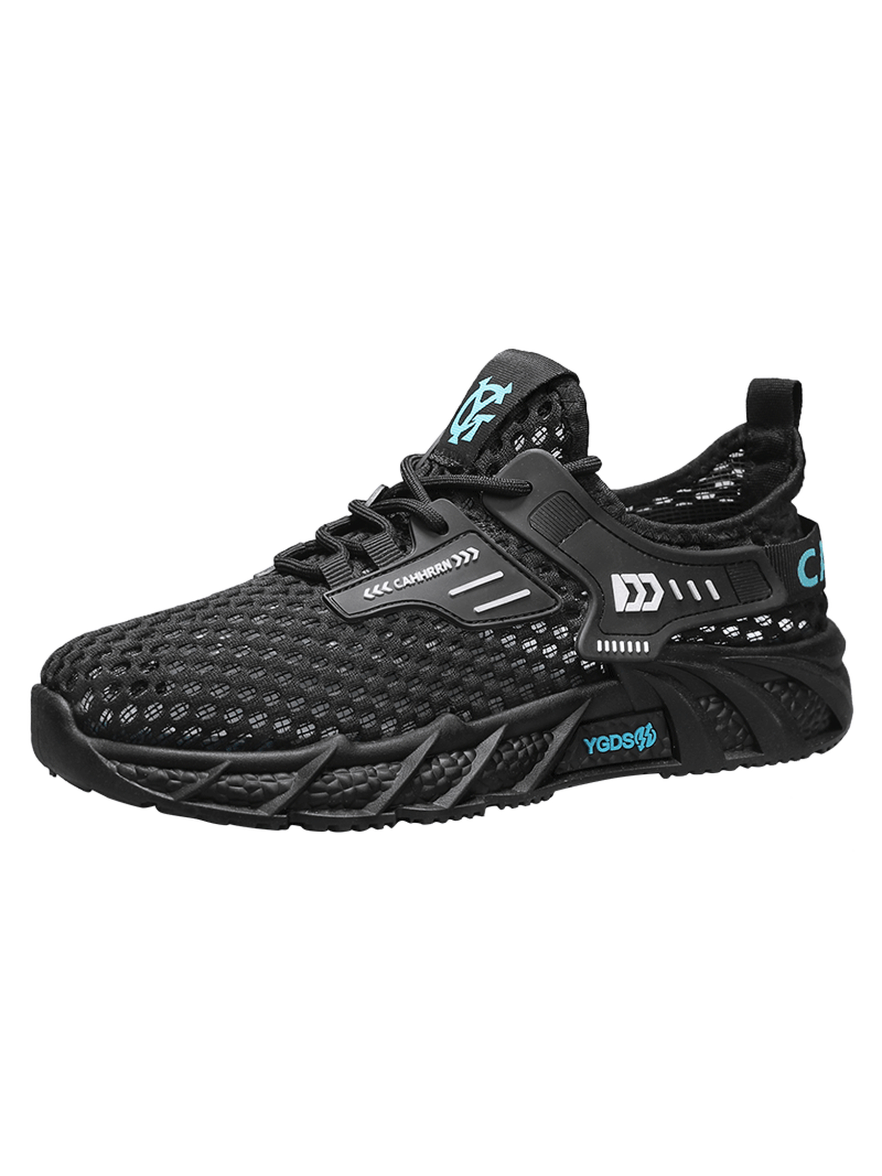 Black Mesh Breathable Sneakers