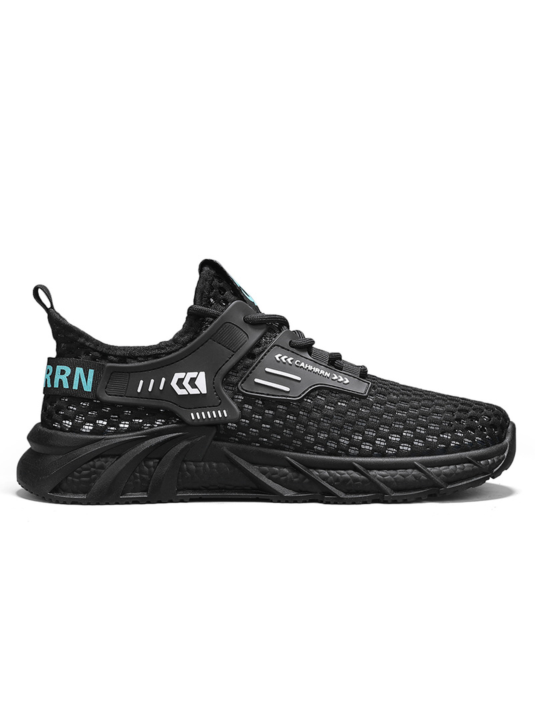 Black Mesh Breathable Sneakers