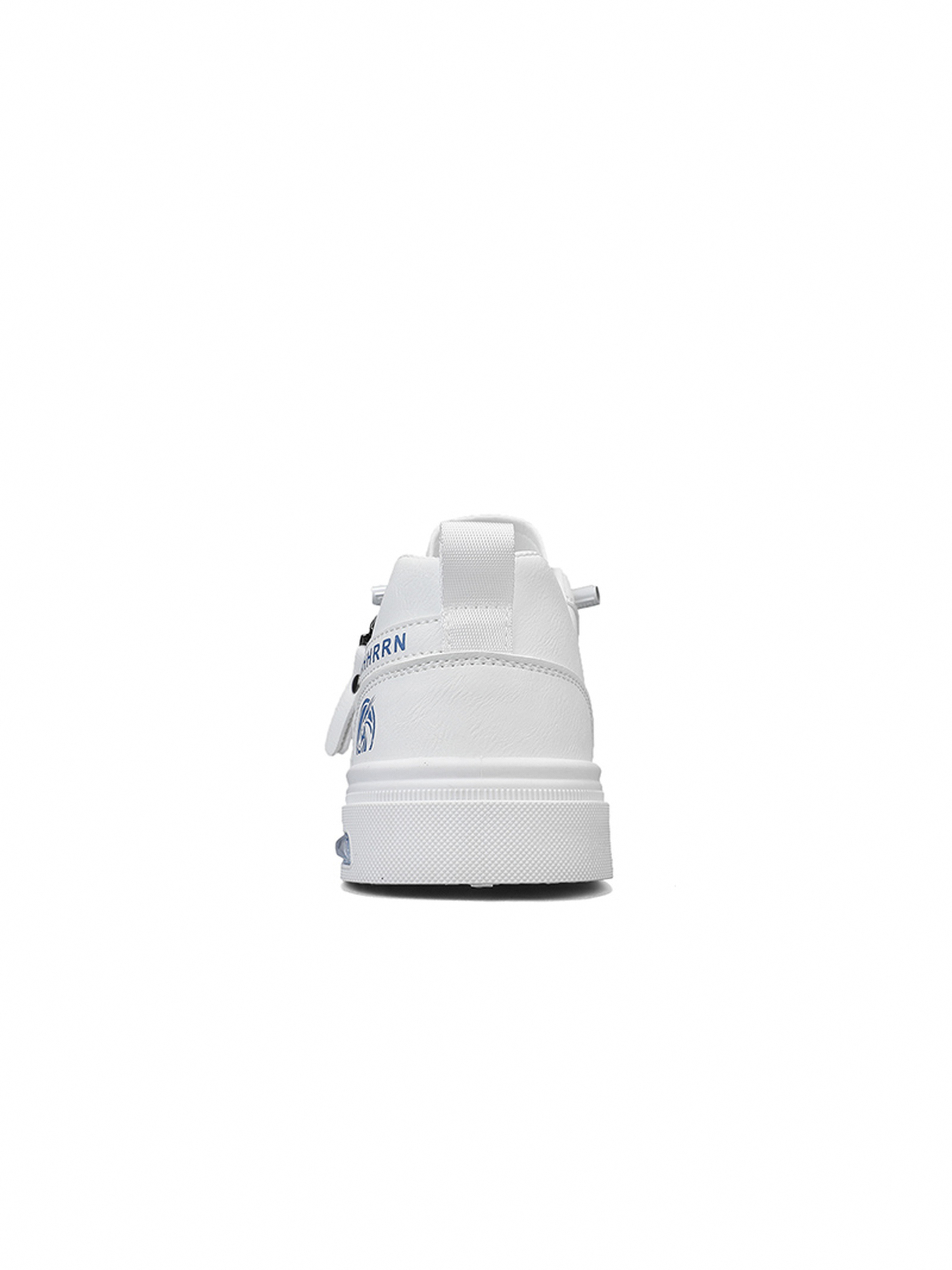 Mens White Casual Sneakers with Side Zipper
