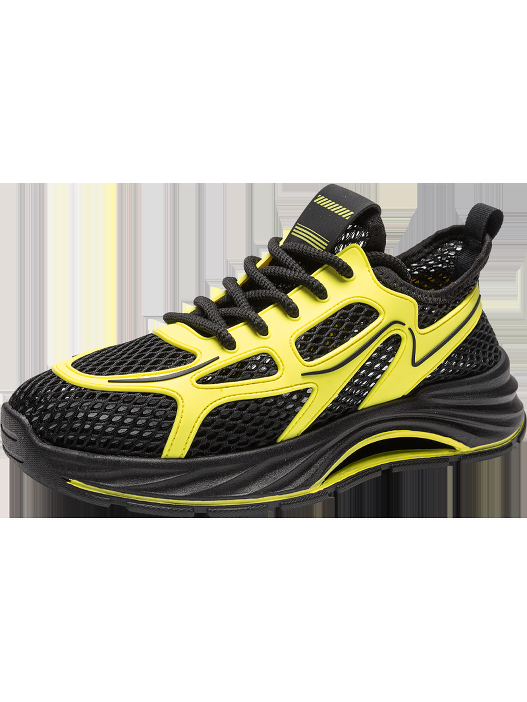Mens Multi-Color Breathable Sporty Sneakers