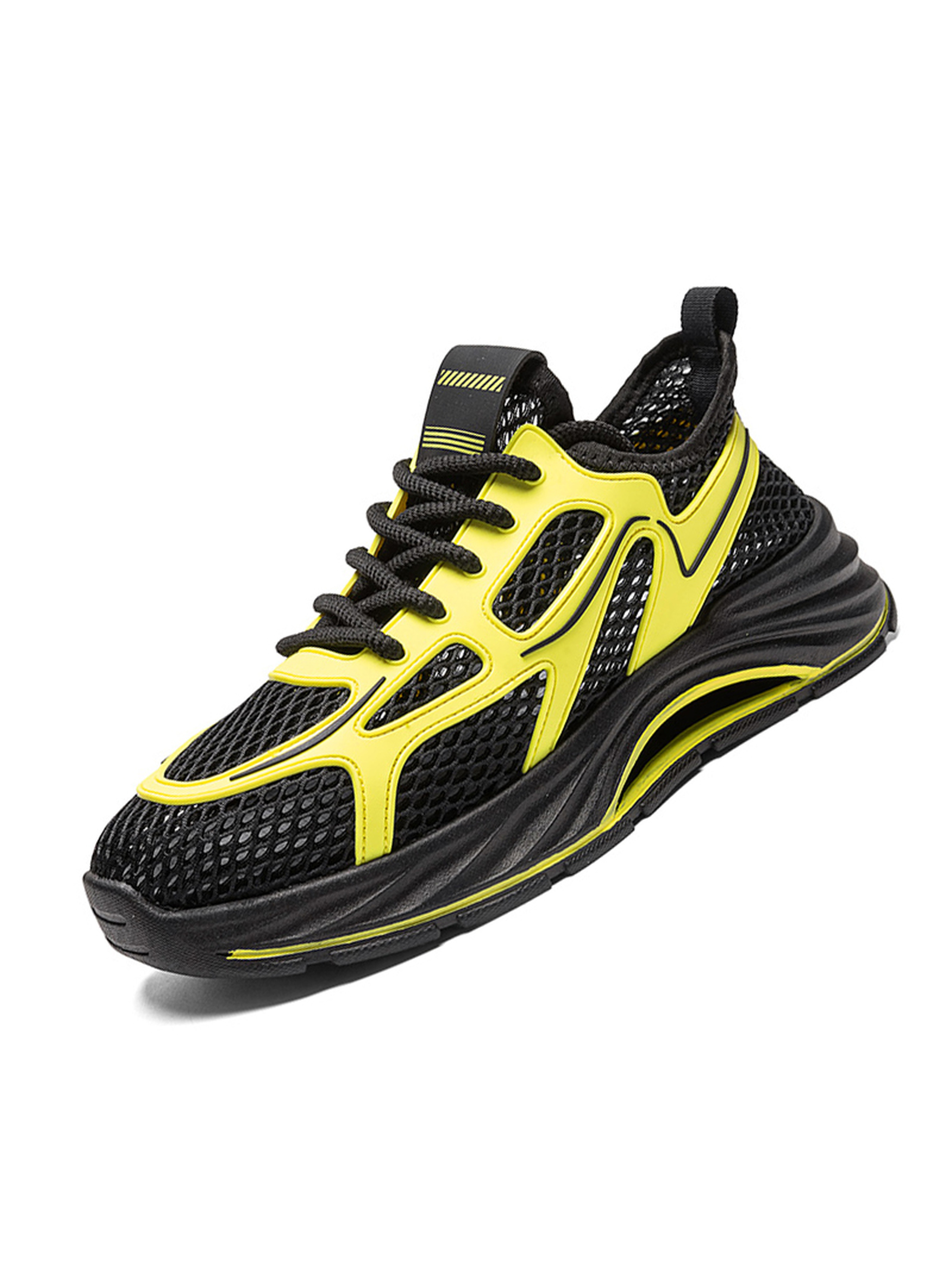 Mens Multi-Color Breathable Sporty Sneakers