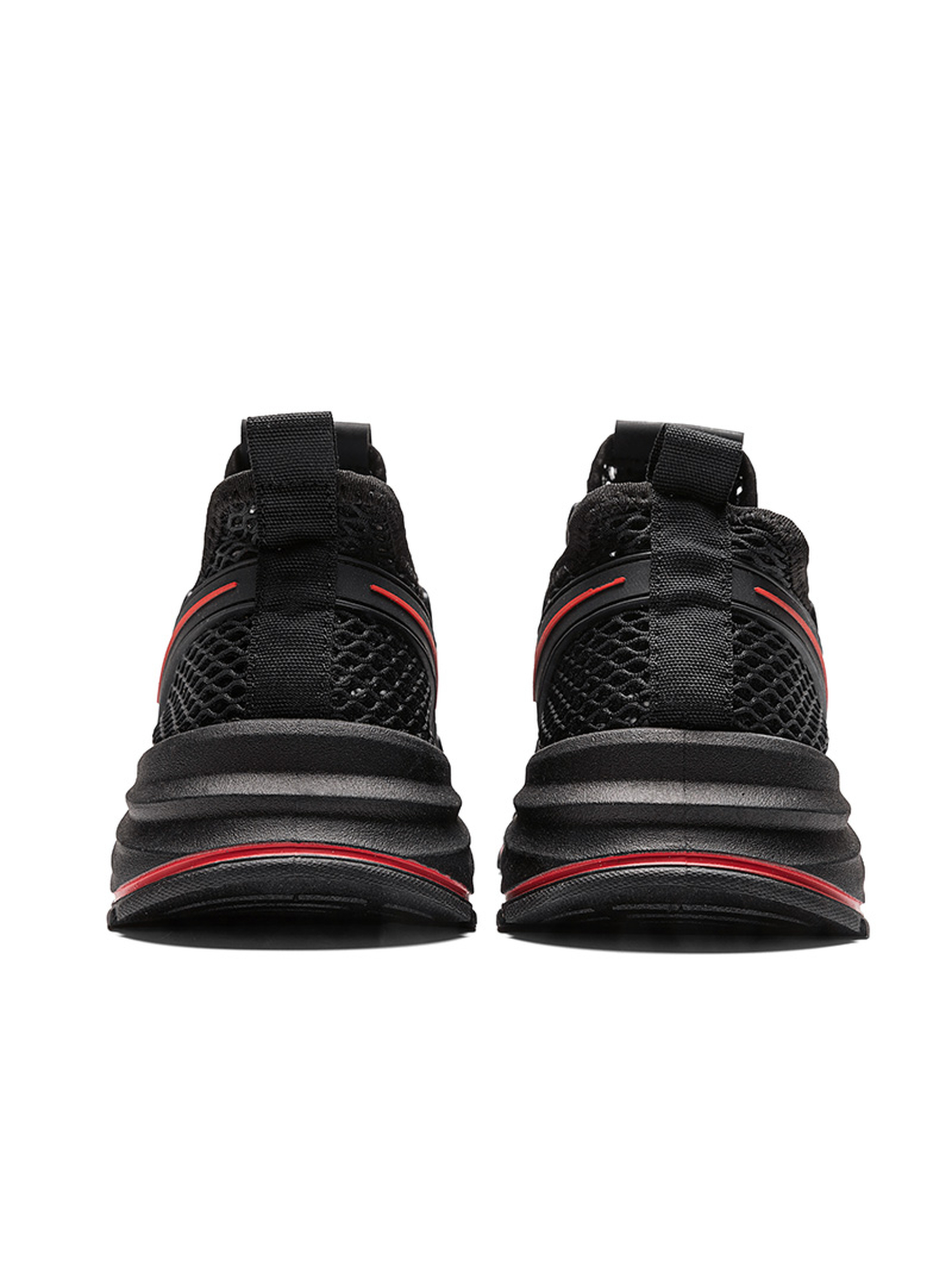 Black Mesh Breathable Sneakers