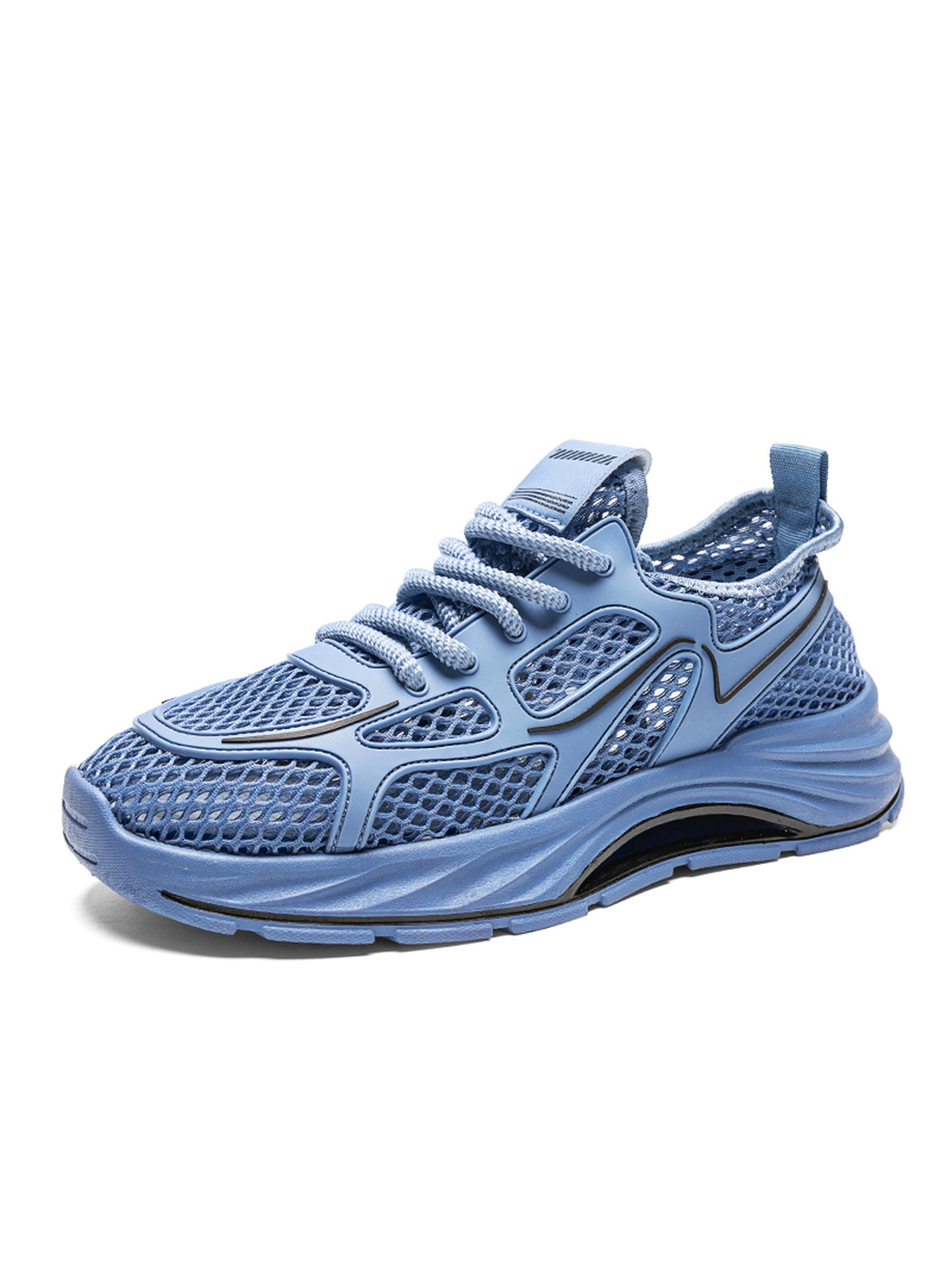 Breathable Mesh Lace Up Sneakers