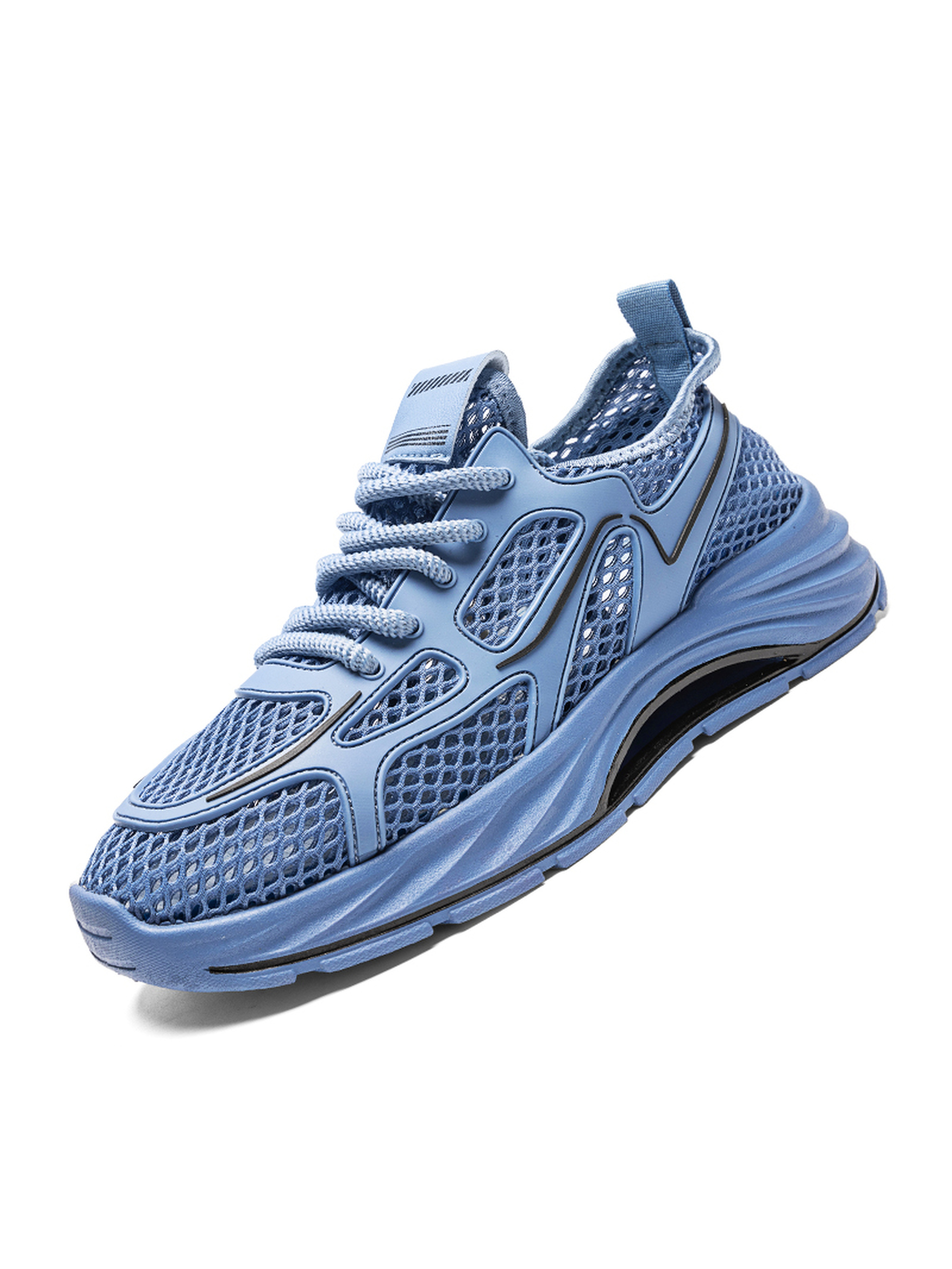Breathable Mesh Lace Up Sneakers