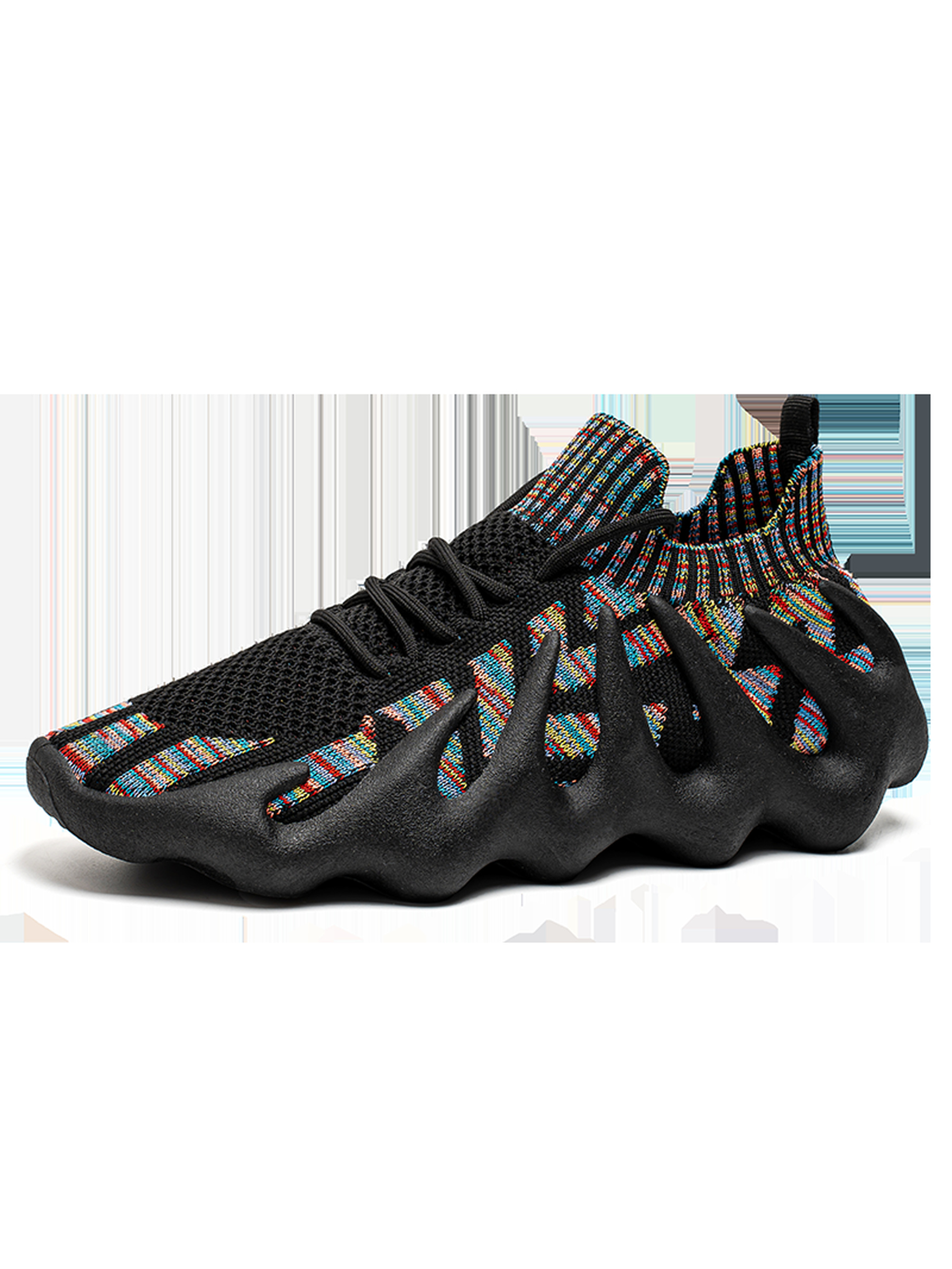 Black Knit Athlesuire Sneakers