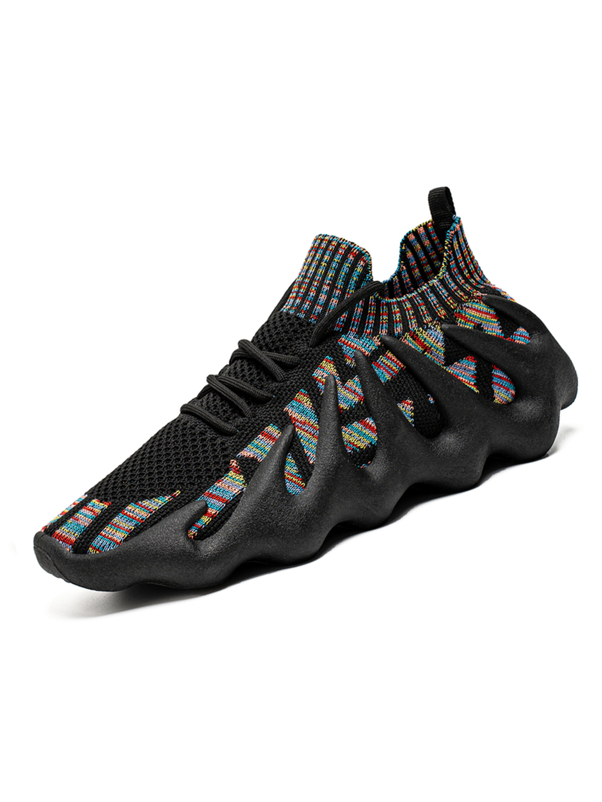 Black Knit Athlesuire Sneakers