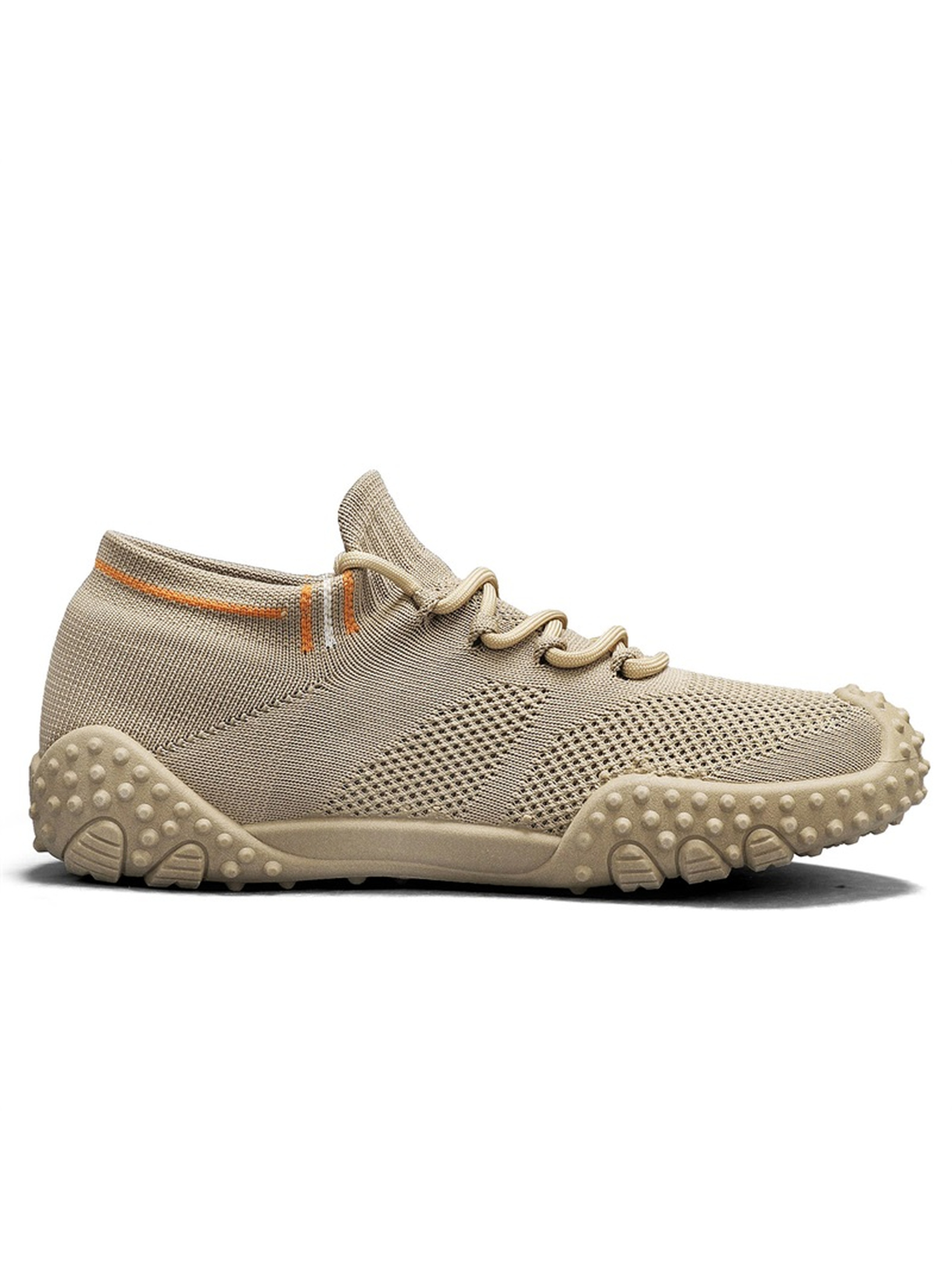 Khaki Plain Sports Sneakers