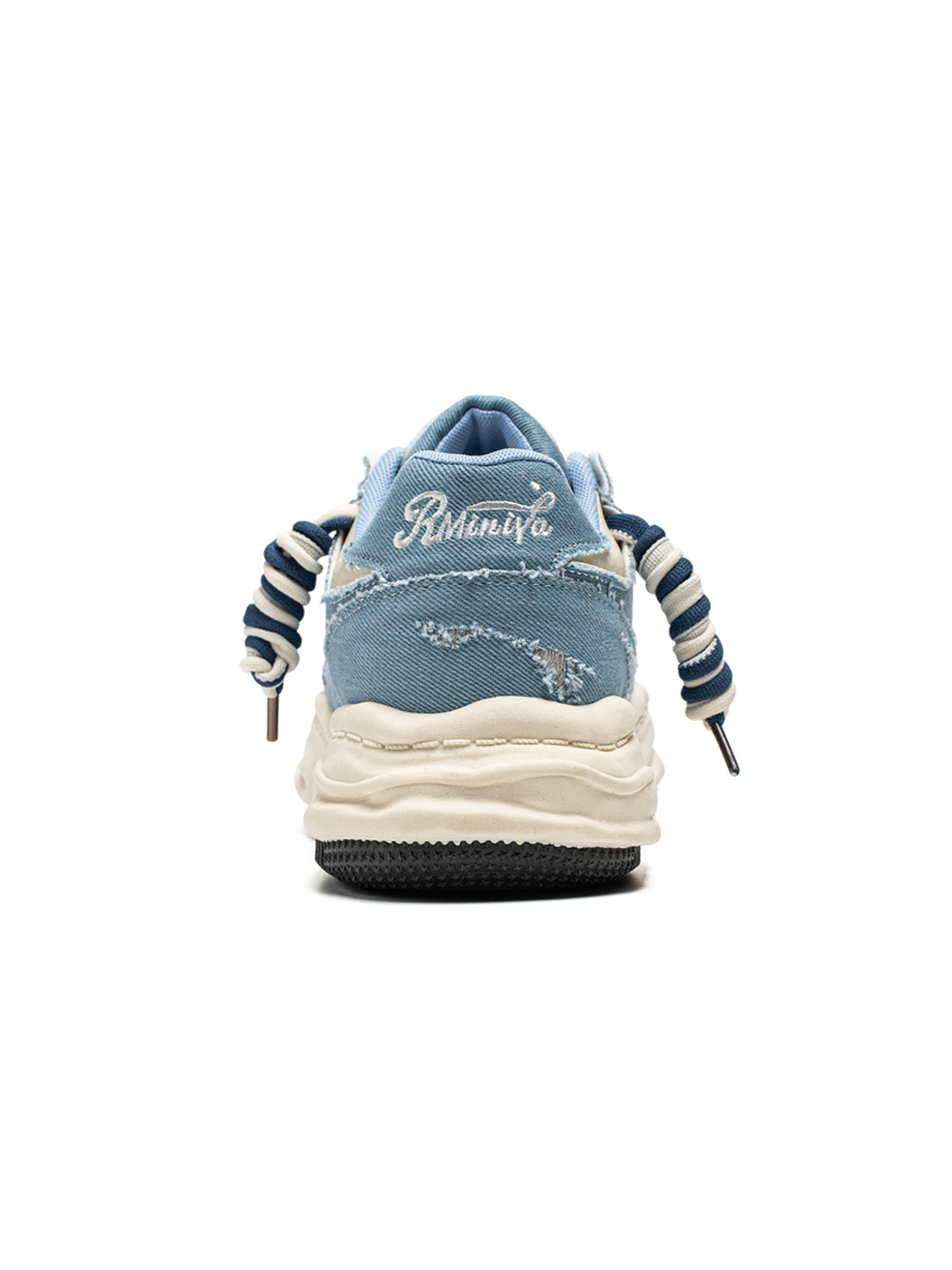 Denim-Look Casual Sneakers