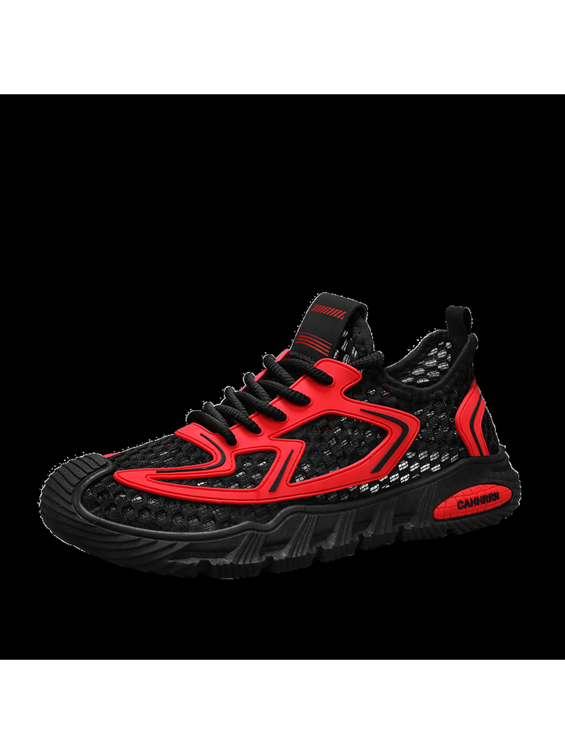 Black Mesh Breathable Sneakers