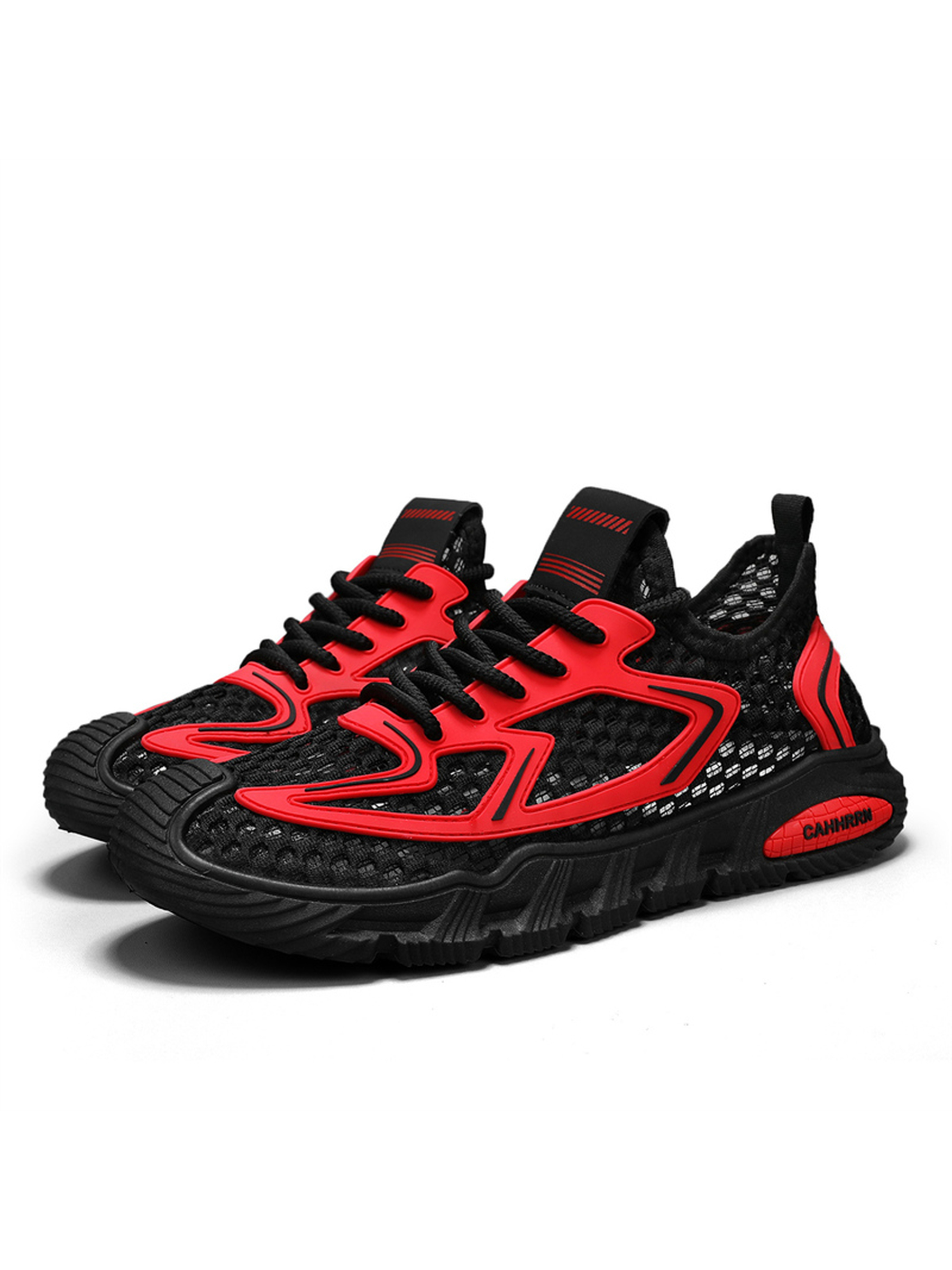 Black Mesh Breathable Sneakers