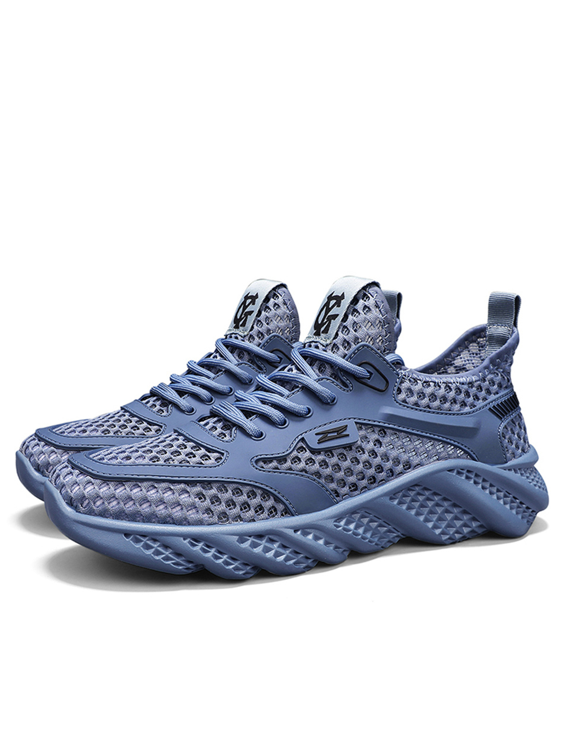Lightweight Breathable Lace-Up Sneakers