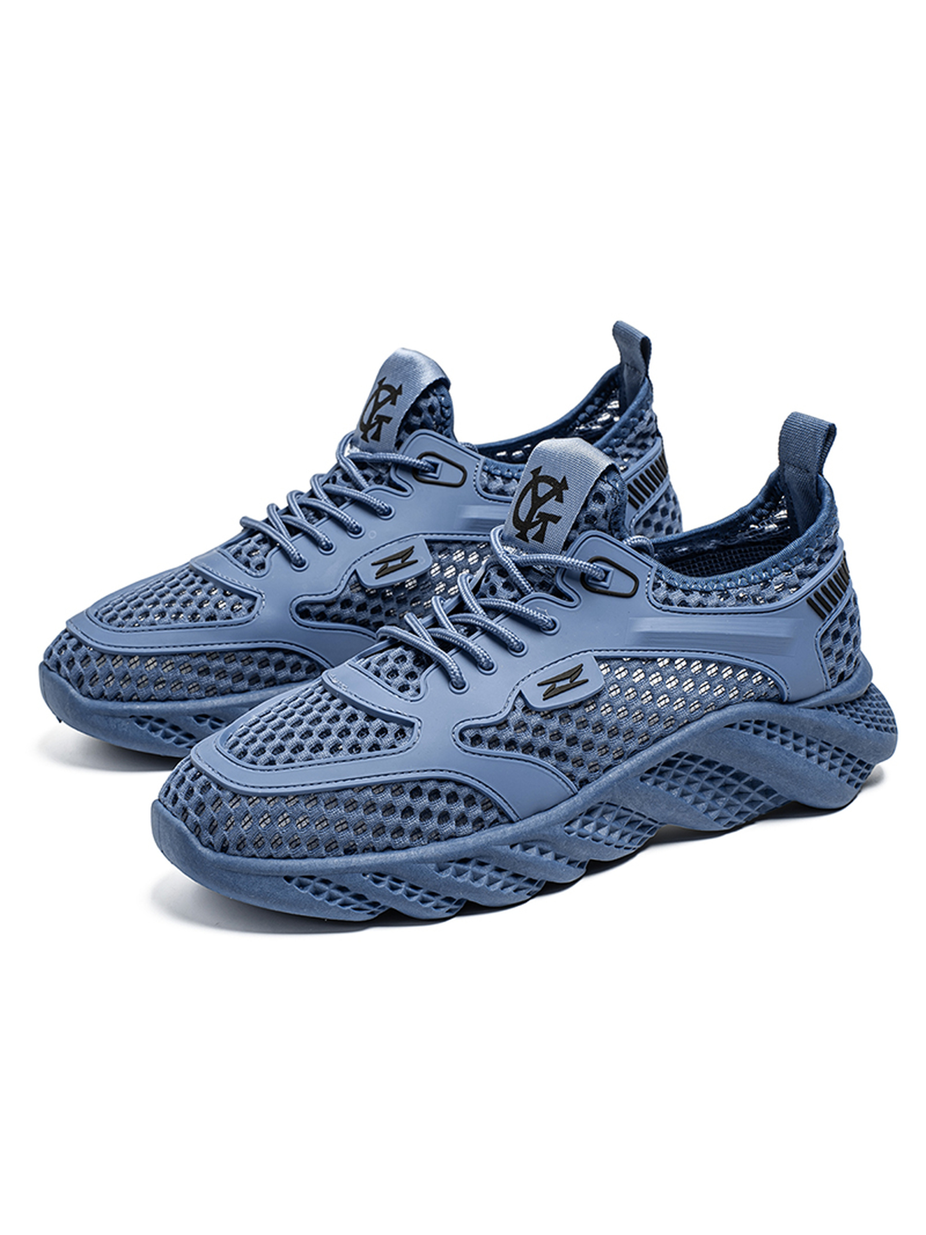 Lightweight Breathable Lace-Up Sneakers