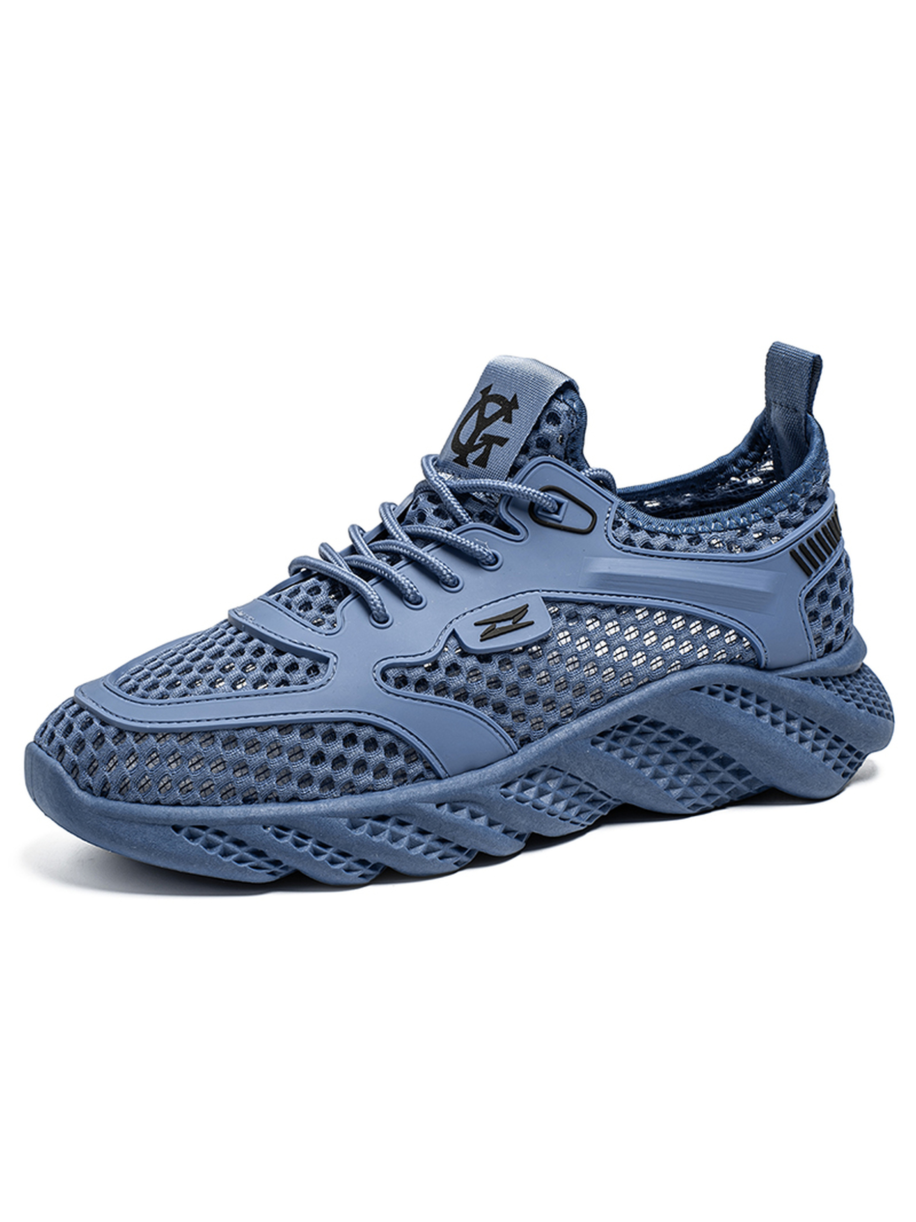 Lightweight Breathable Lace-Up Sneakers