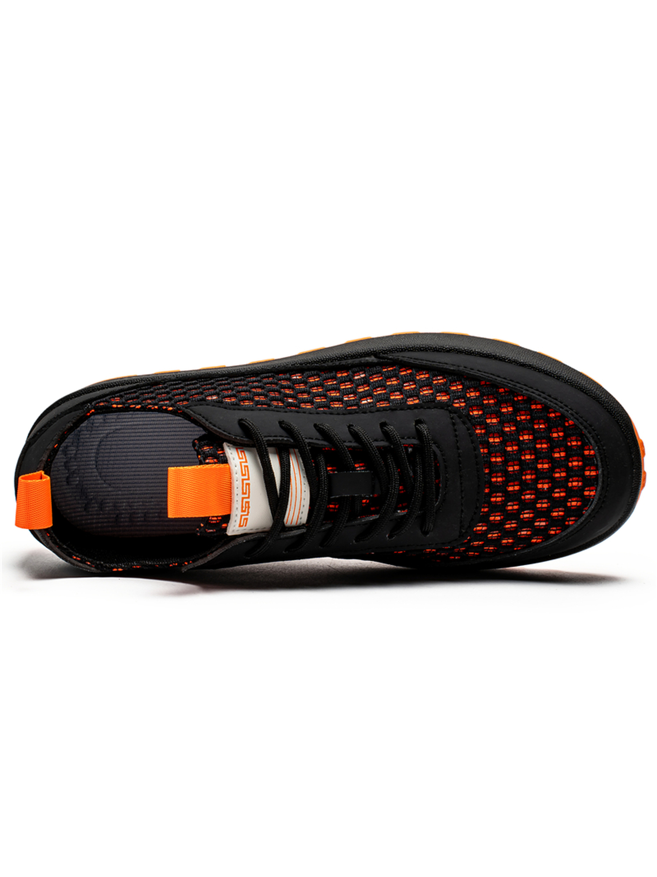 Black Lightweight Lace Up Sneakers