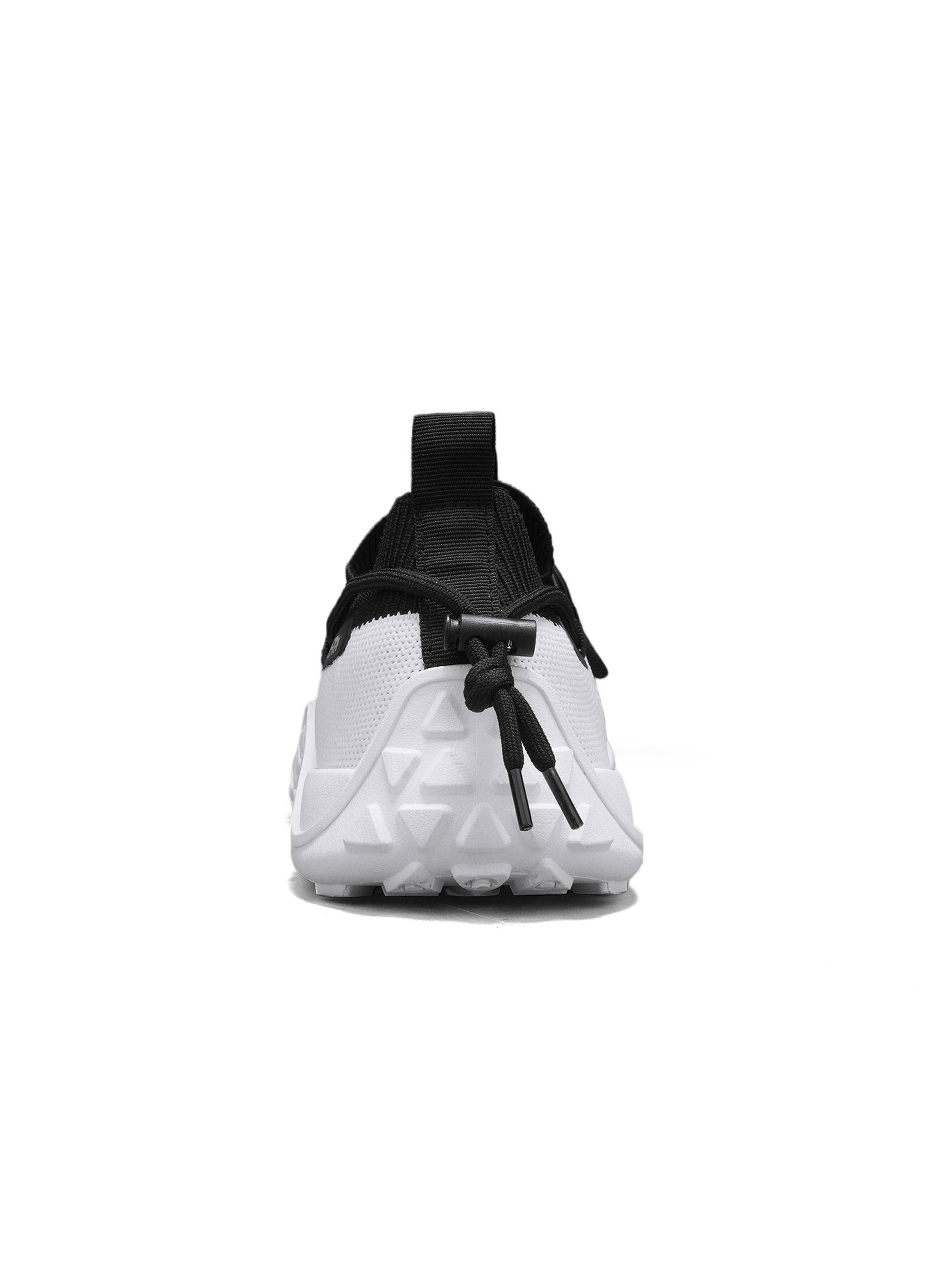 Mens White Breathable Sporty Sneakers
