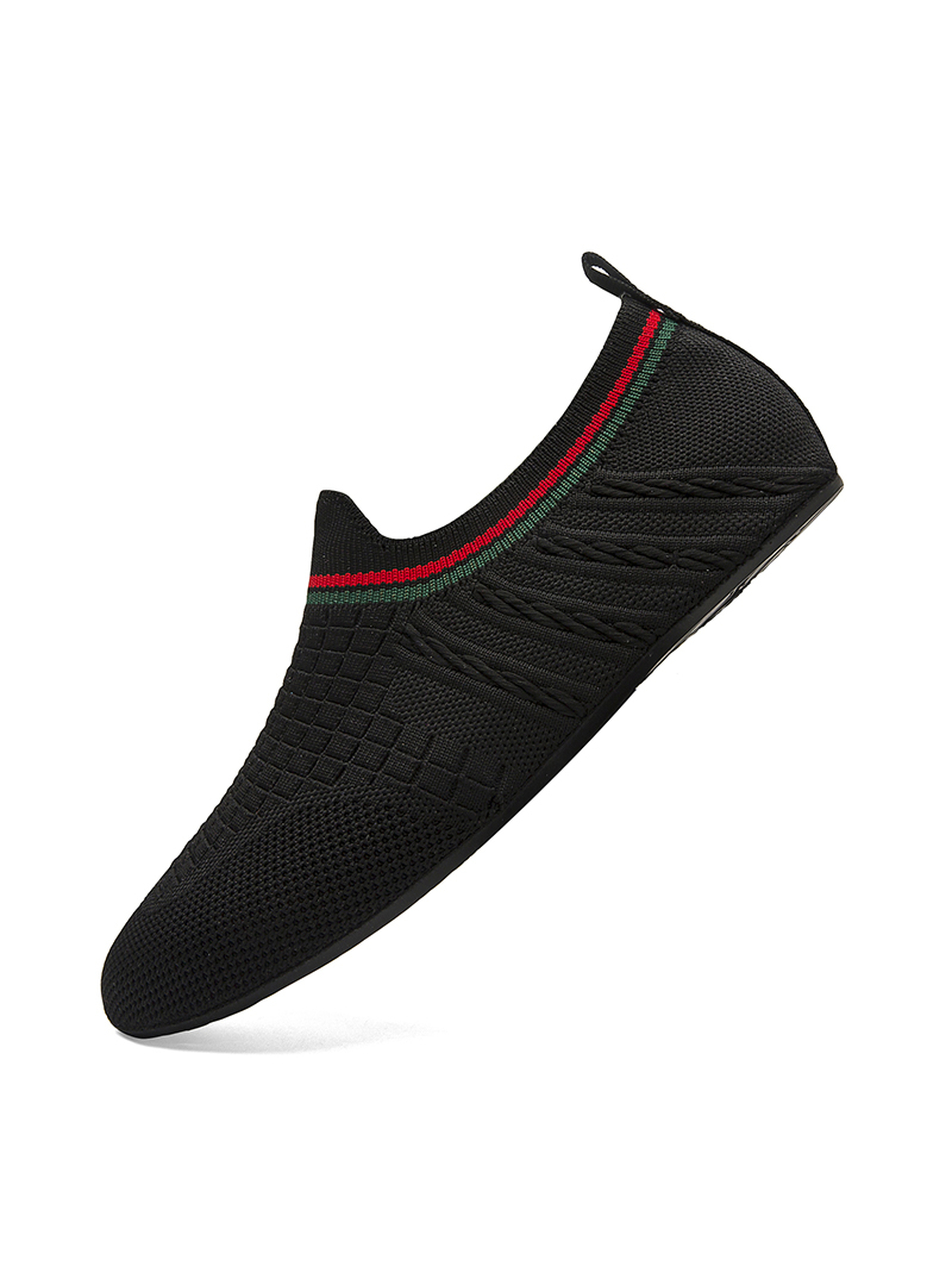 Black Slip On Knit Water Shoes