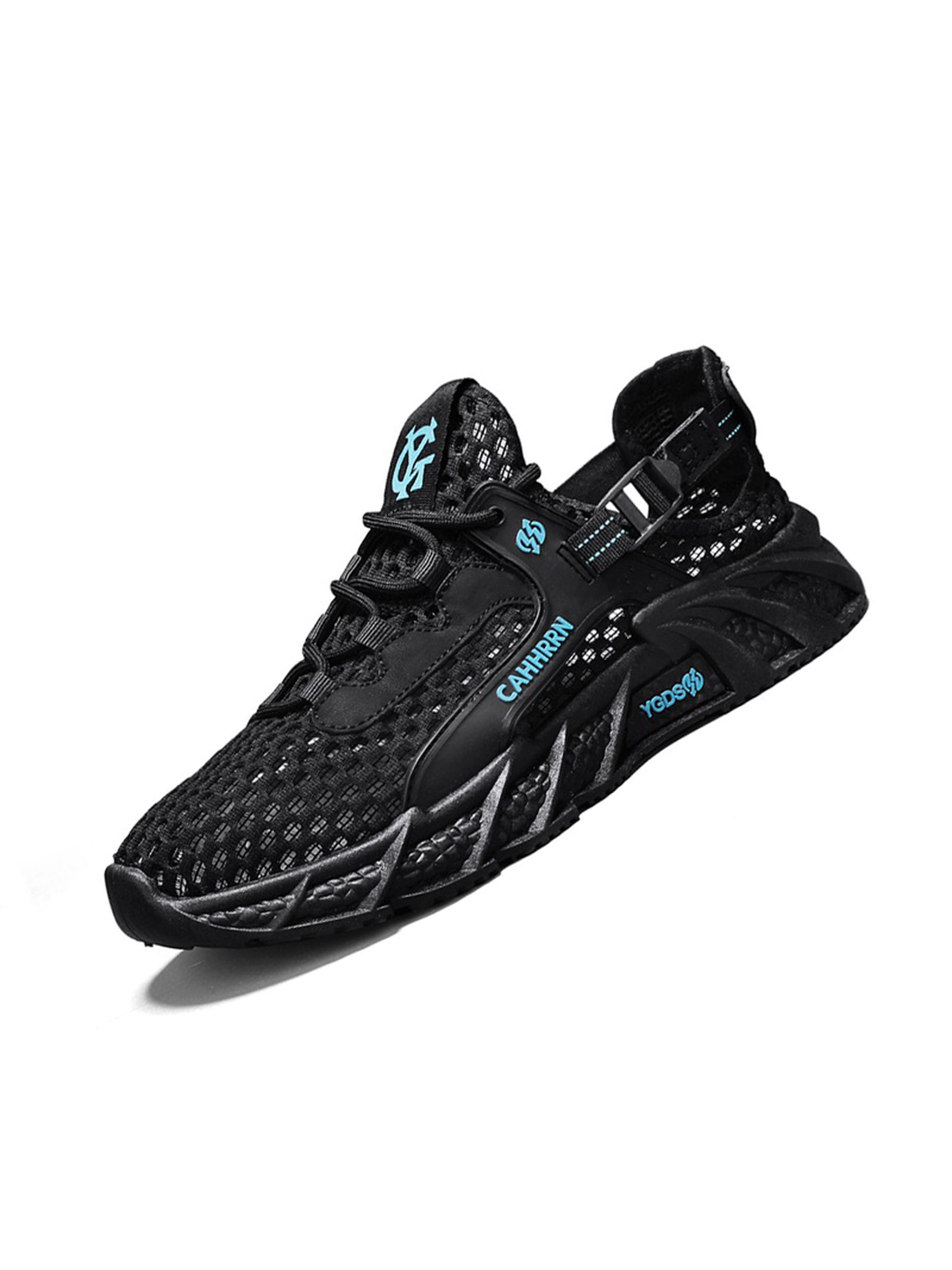 Black Mesh Breathable Sneakers