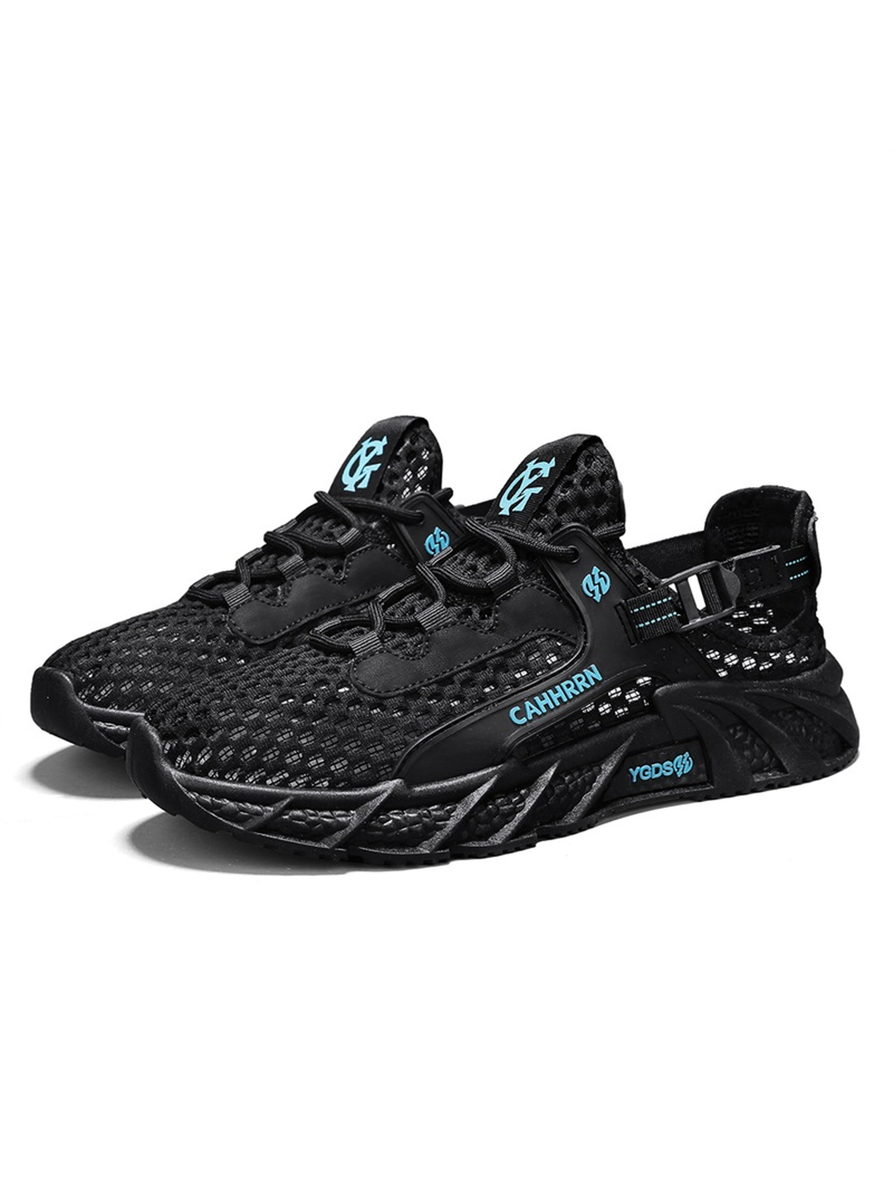 Black Mesh Breathable Sneakers