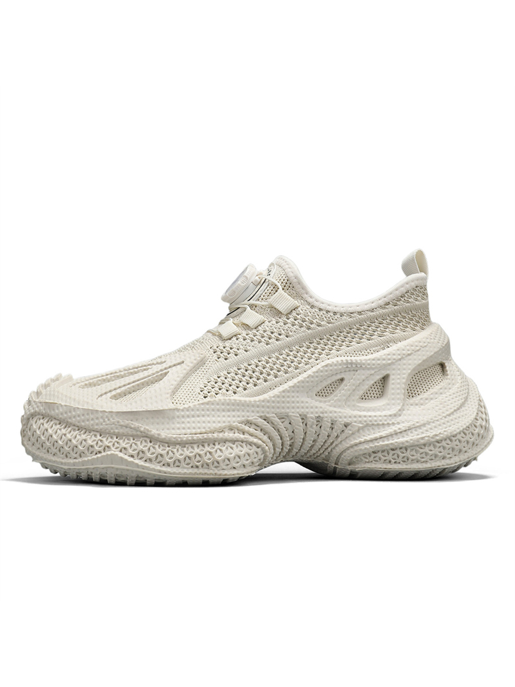 Cream Lightweight Slip On Sneakers