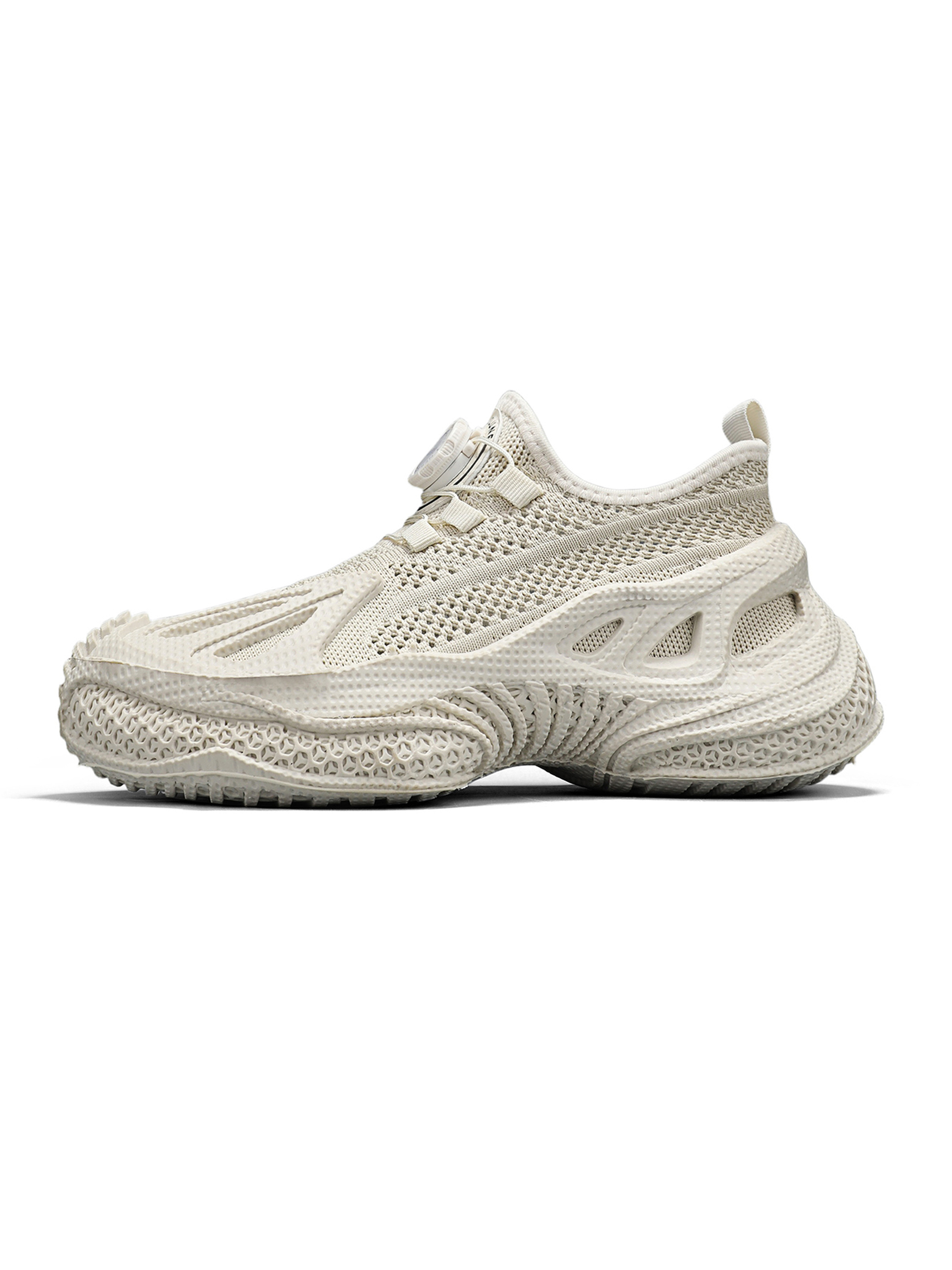 Cream Lightweight Slip On Sneakers