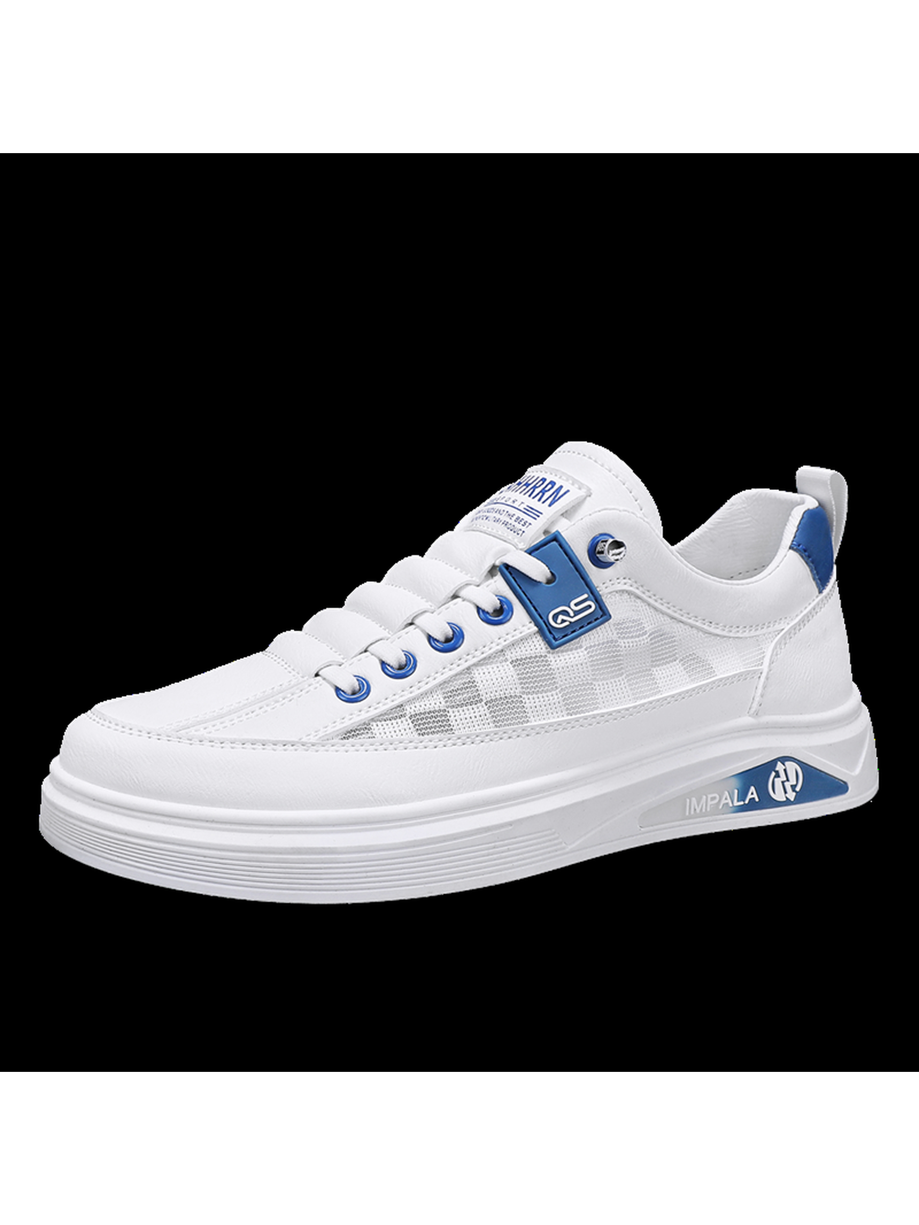 Checked Pattern Casual Sneakers