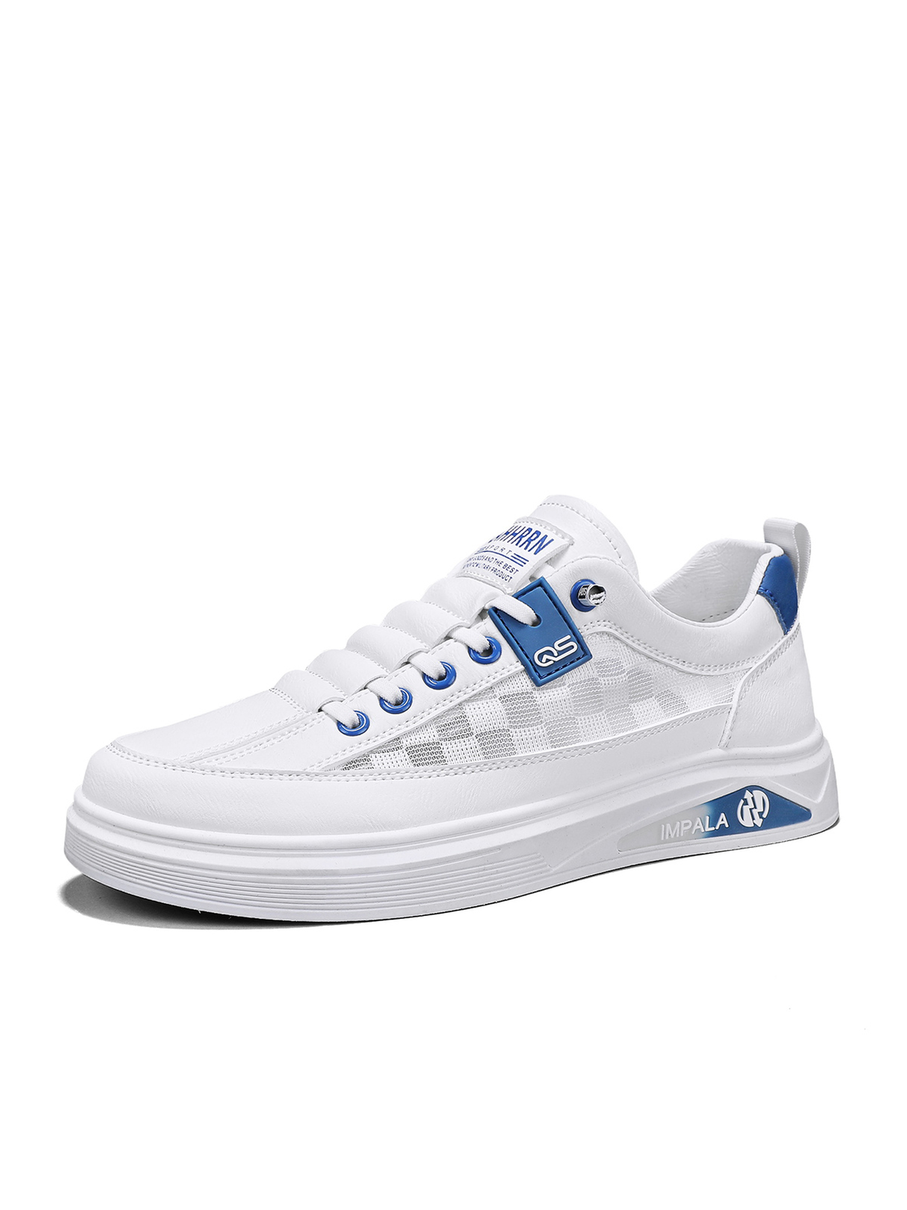 Checked Pattern Casual Sneakers