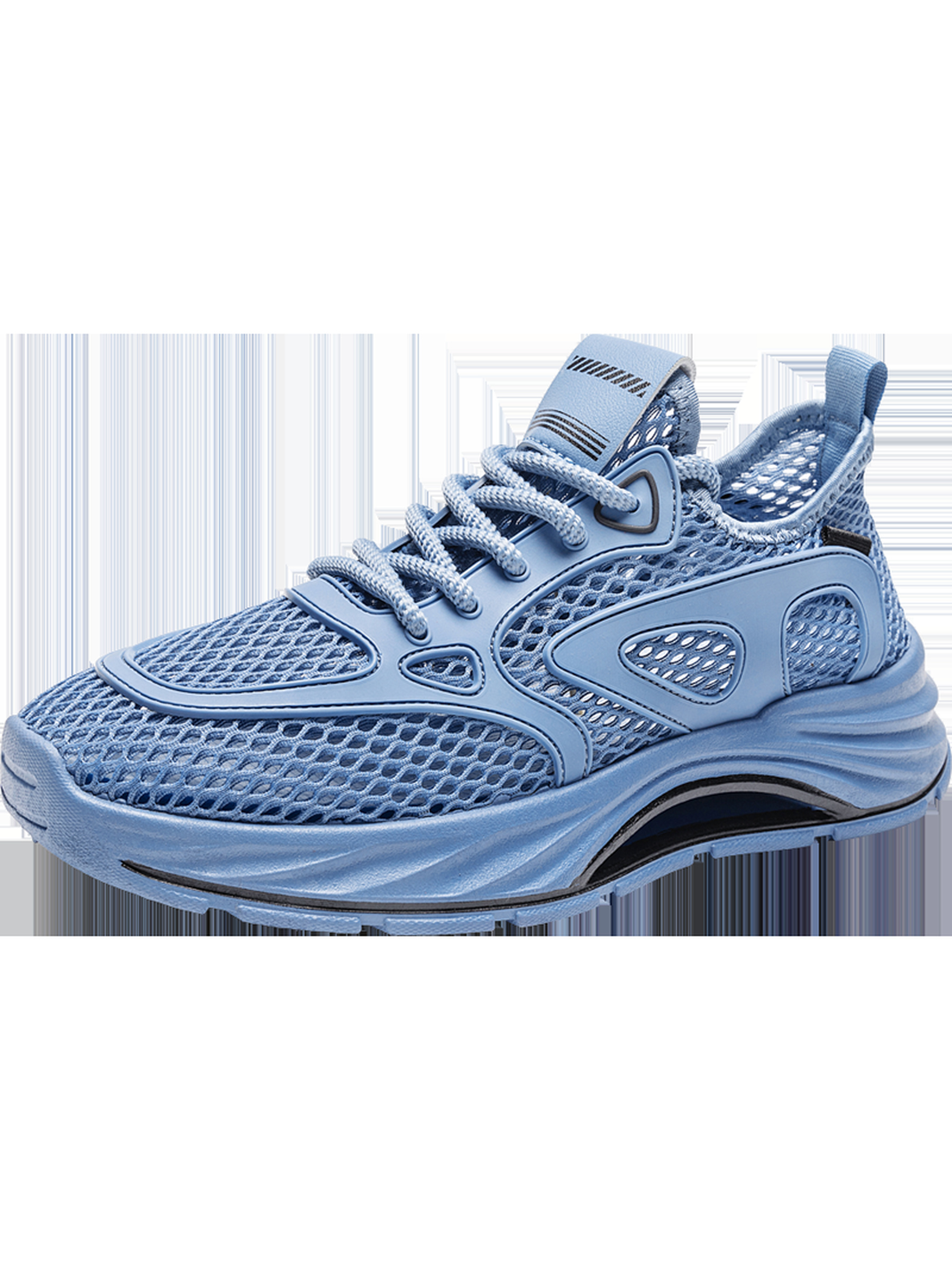 Breathable Mesh Lace-Up Sneakers