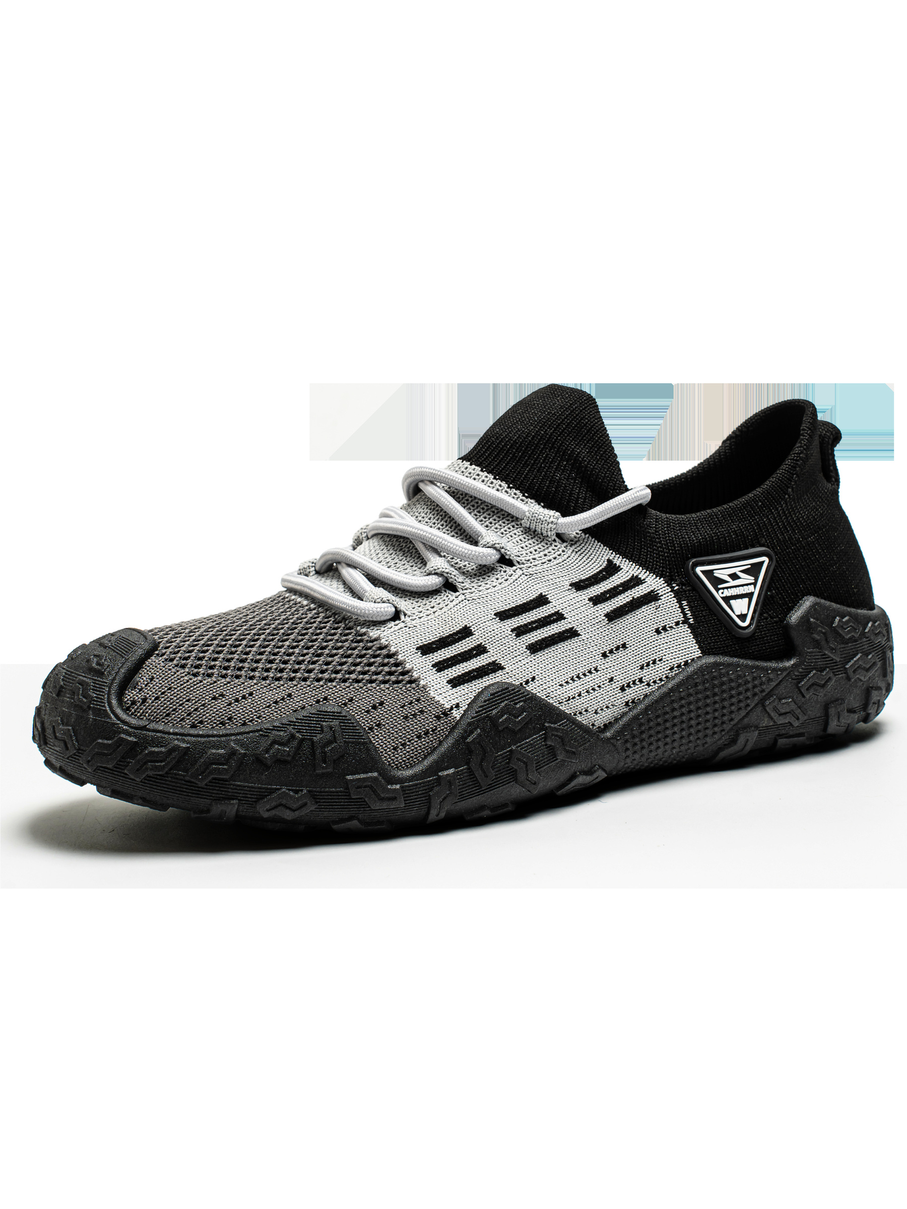 Black Mesh Low Top Sneakers