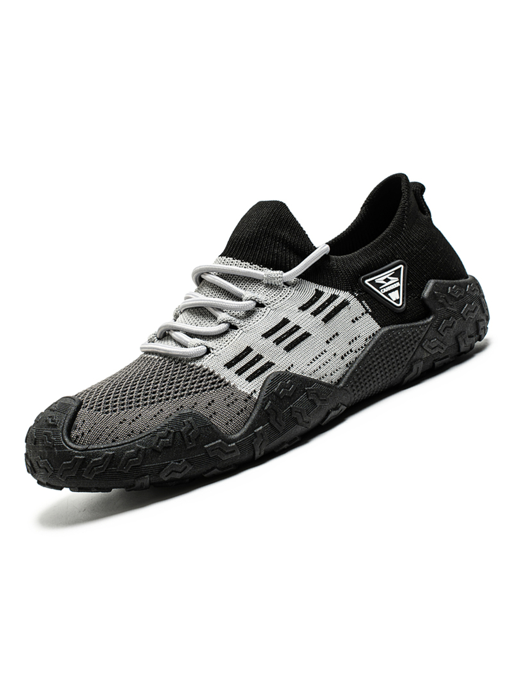 Black Mesh Low Top Sneakers