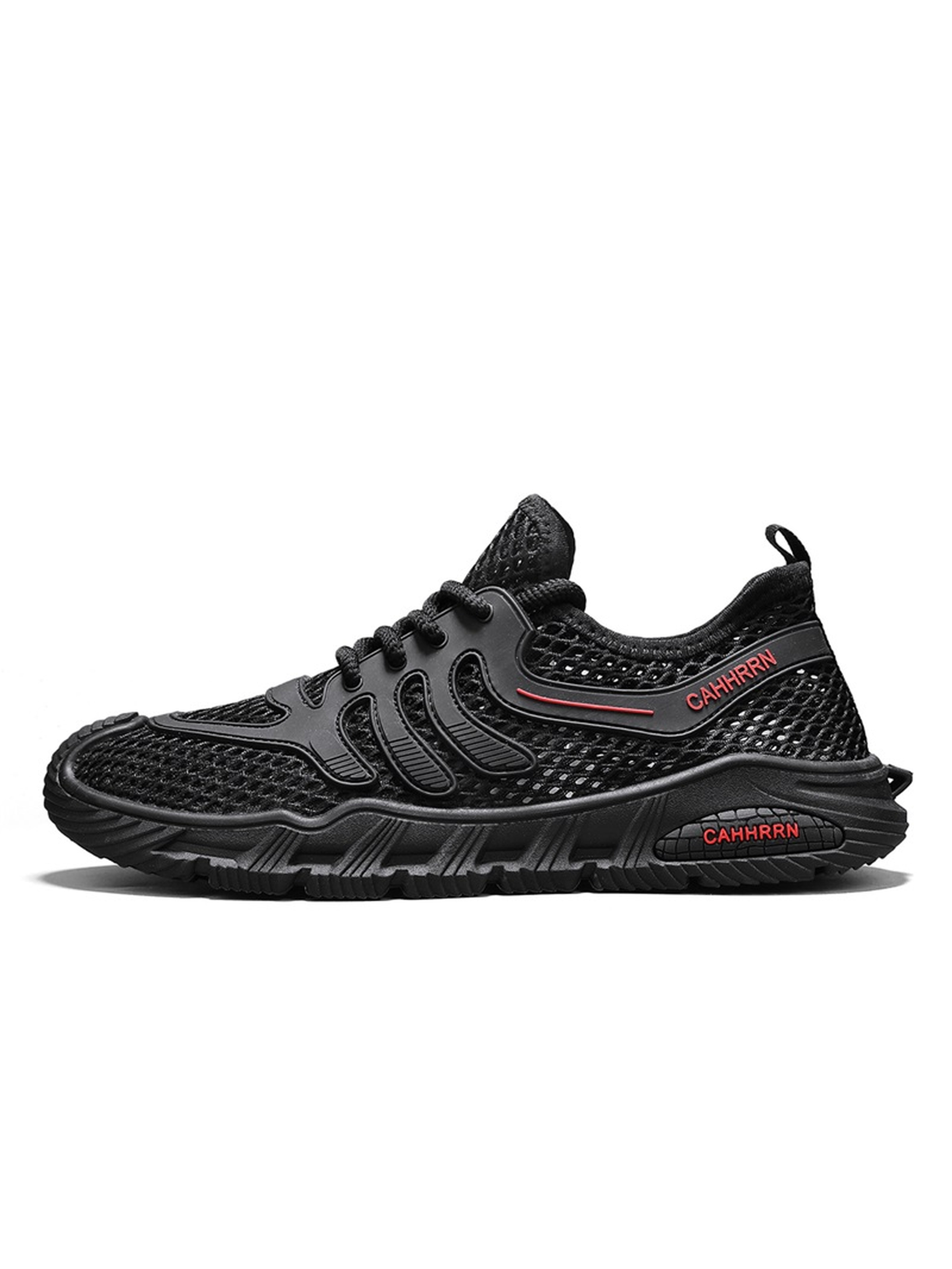 Black Lightweight Breathable Sneakers