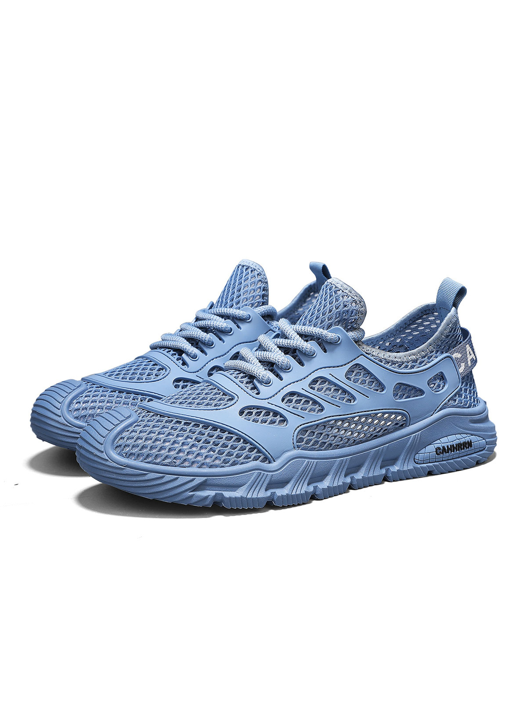 Breathable Mesh Lace Up Sneakers
